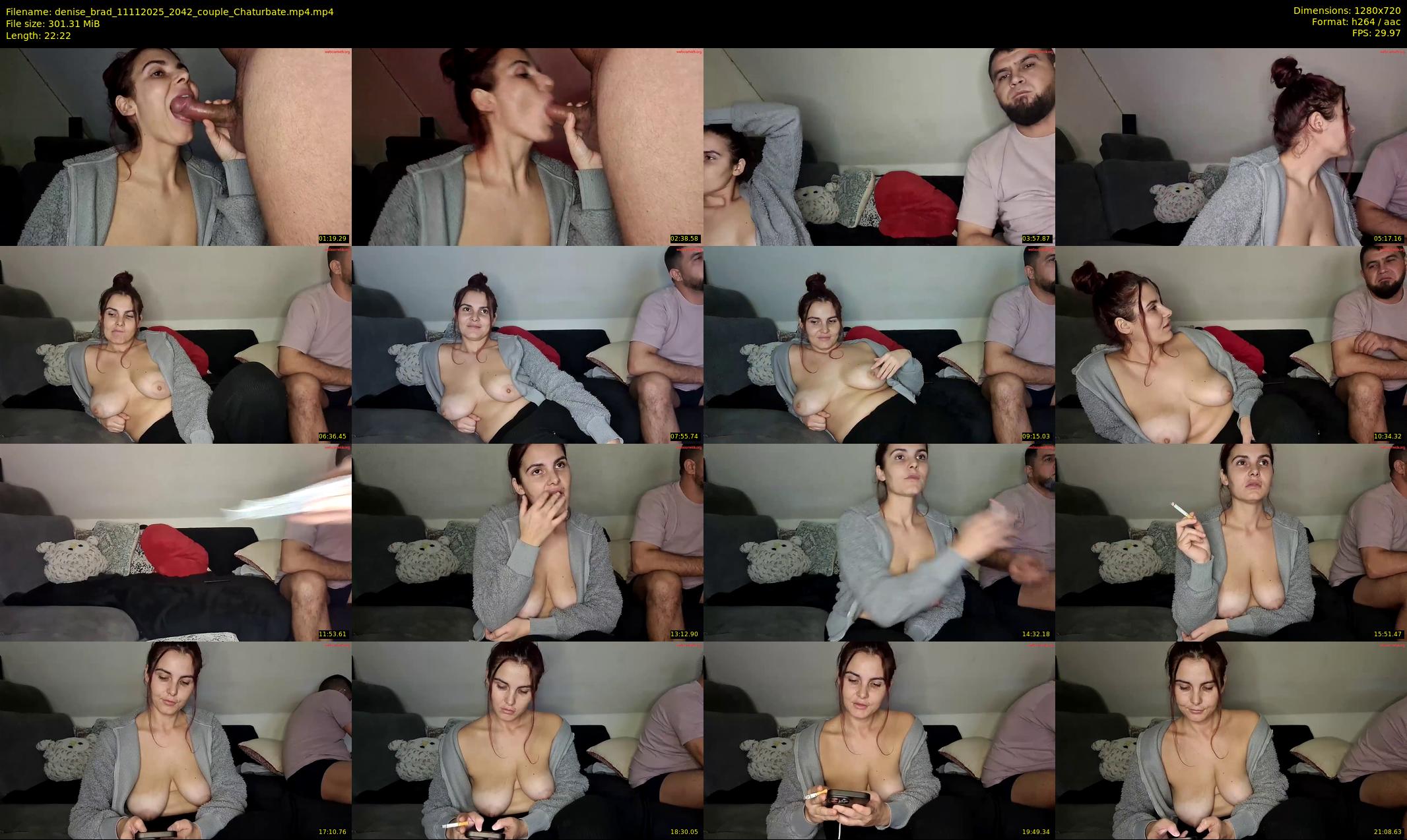 denise_brad — 23 minute Chaturbate couple cam show recording, 720p, Nov 11, 2025