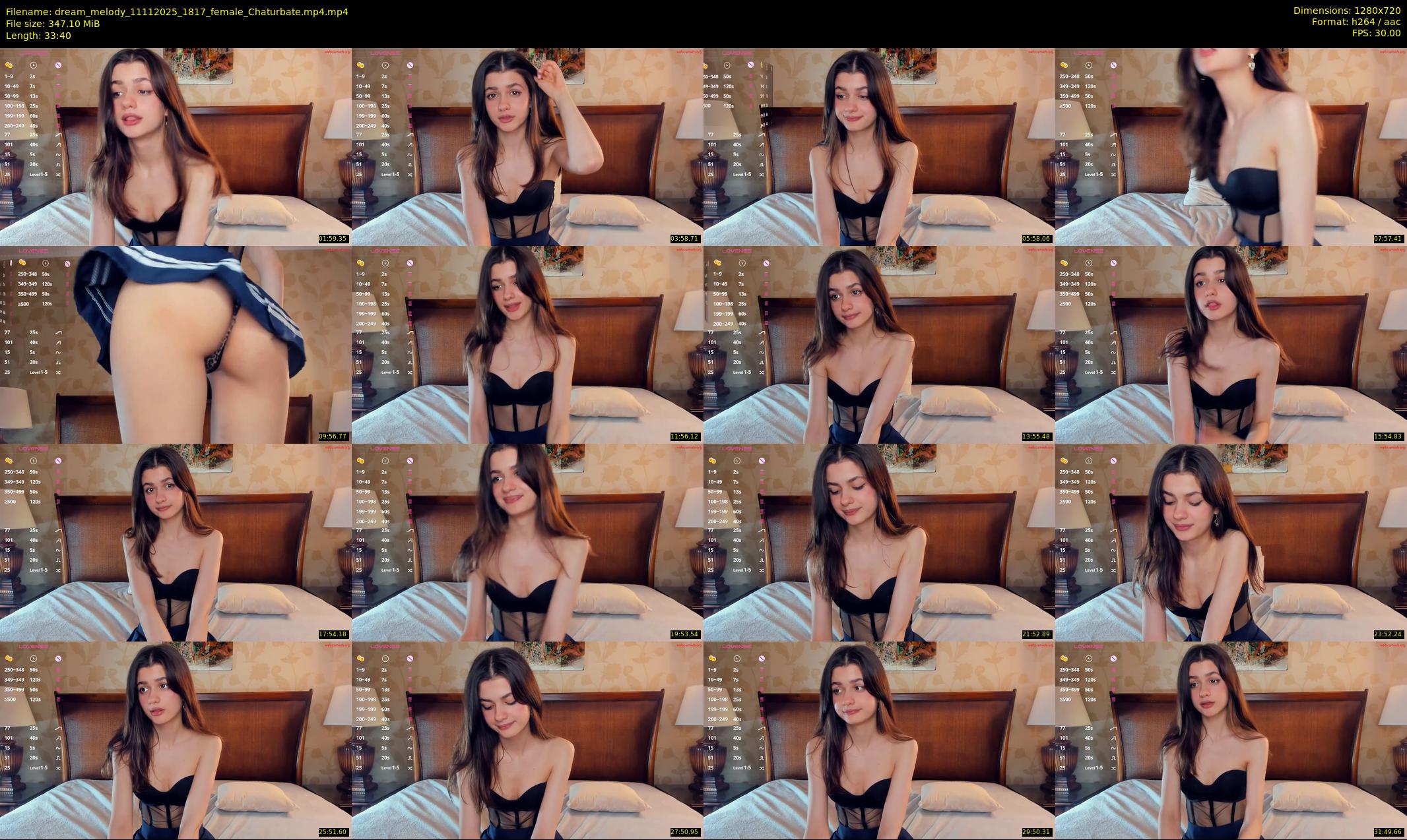 dream_melody — 34 minute Chaturbate female cam show recording, 720p, Nov 11, 2025