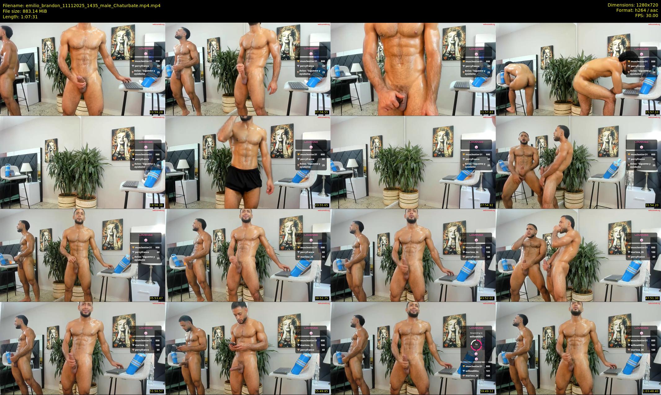 emilio_brandon — 68 minute Chaturbate male cam show recording, 720p, Nov 11, 2025