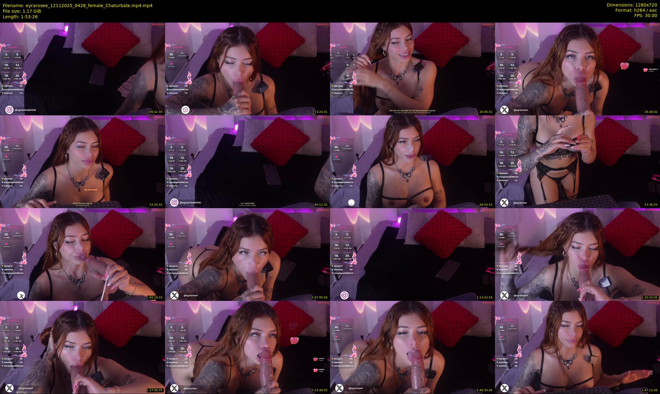 eyrarosee — 114 minute Chaturbate female cam show recording, 720p, Nov 12, 2025