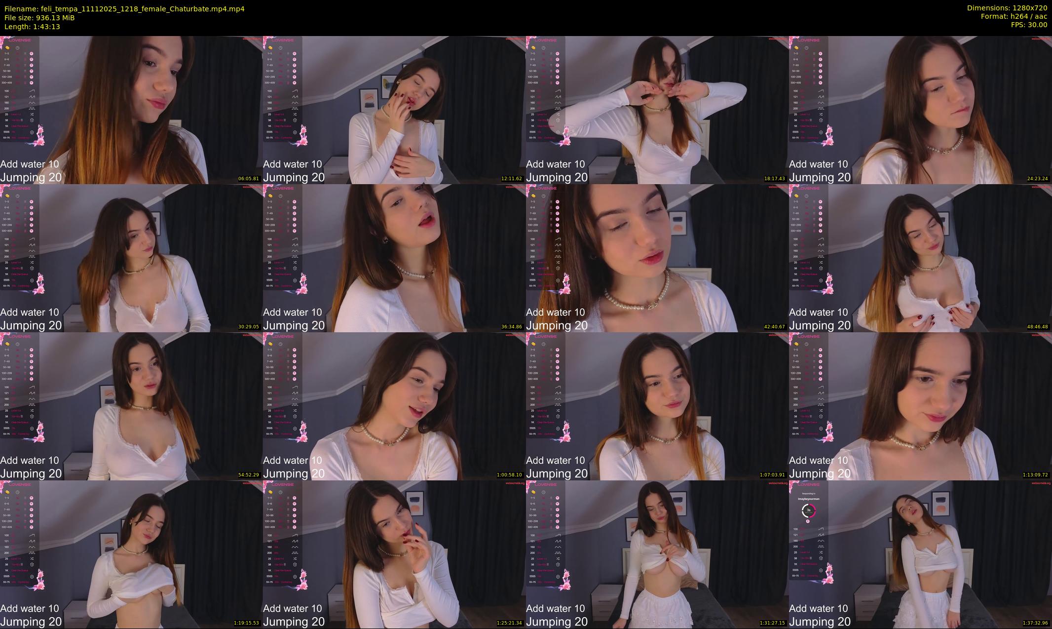 feli_tempa — 104 minute Chaturbate female cam show recording, 720p, Nov 11, 2025