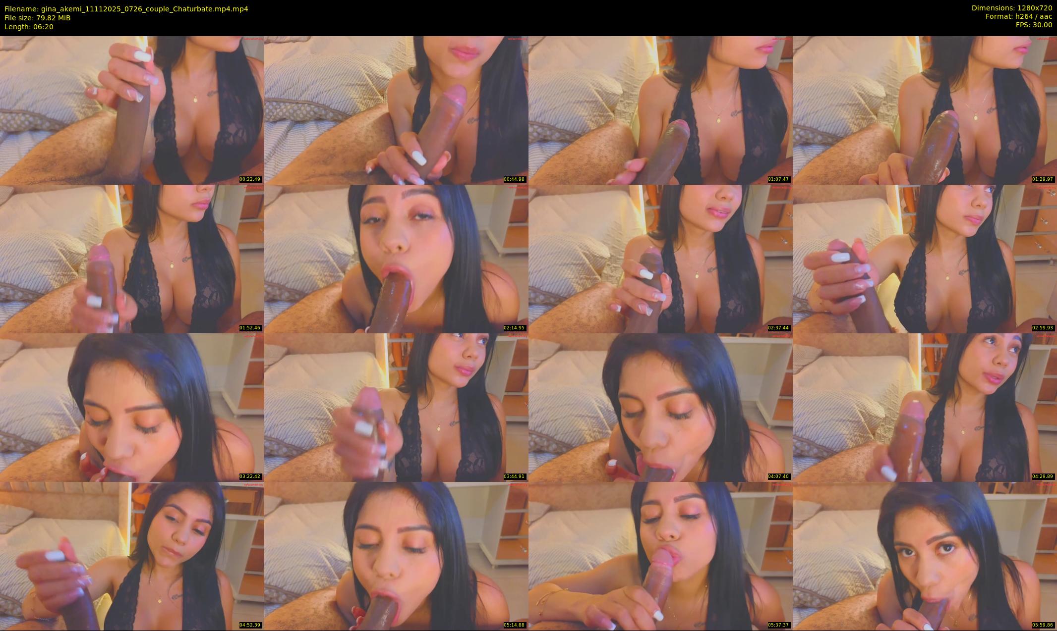 gina_akemi — 7 minute Chaturbate couple cam show recording, 720p, Nov 11, 2025