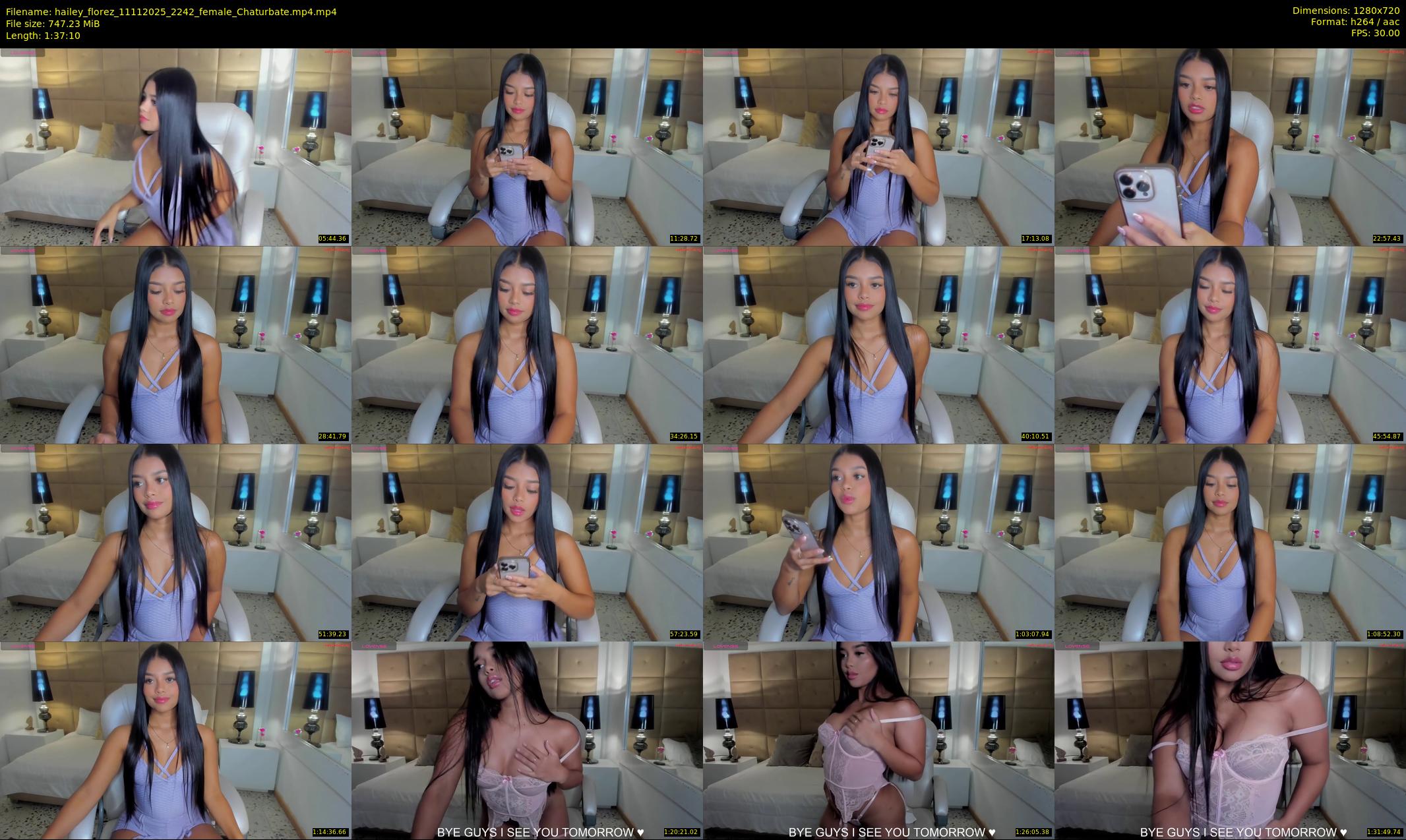 hailey_florez — 98 minute Chaturbate female cam show recording, 720p, Nov 11, 2025