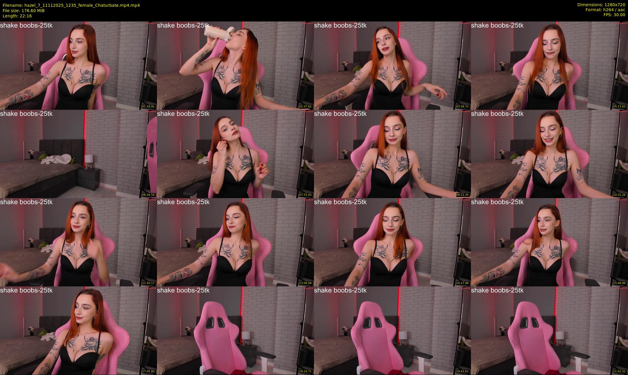 hazel_7 — 23 minute Chaturbate female cam show recording, 720p, Nov 11, 2025