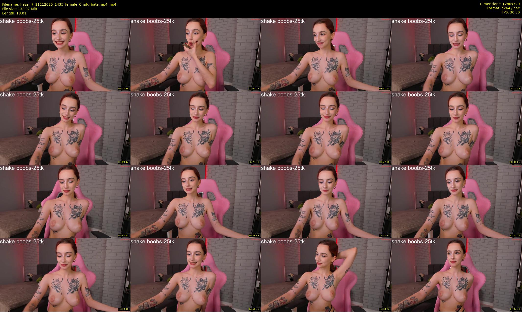 hazel_7 — 19 minute Chaturbate female cam show recording, 720p, Nov 11, 2025