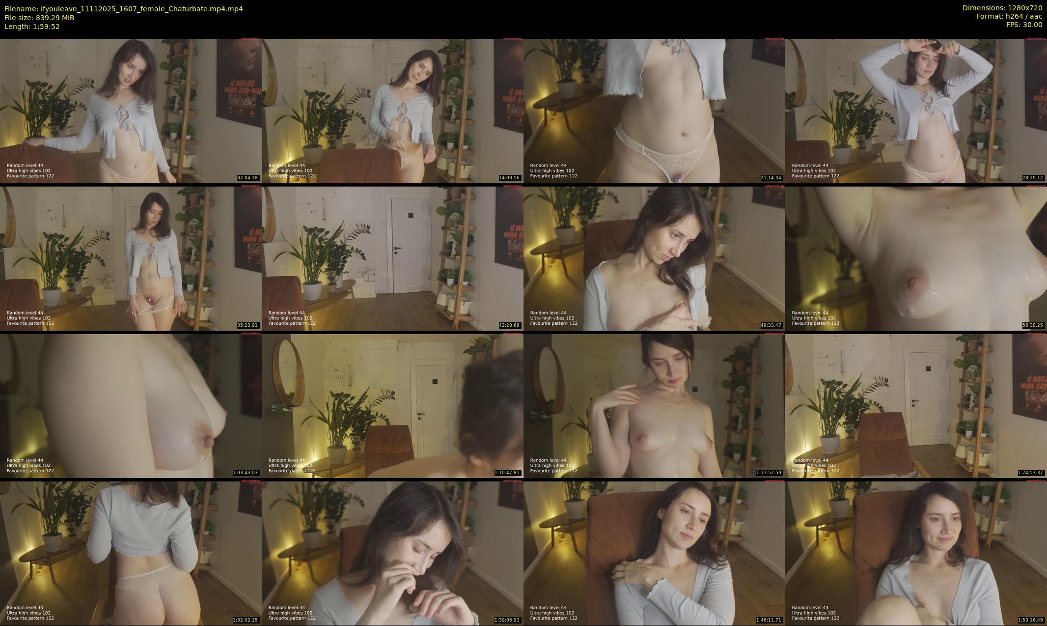 ifyouleave — 120 minute Chaturbate female cam show recording, 720p, Nov 11, 2025