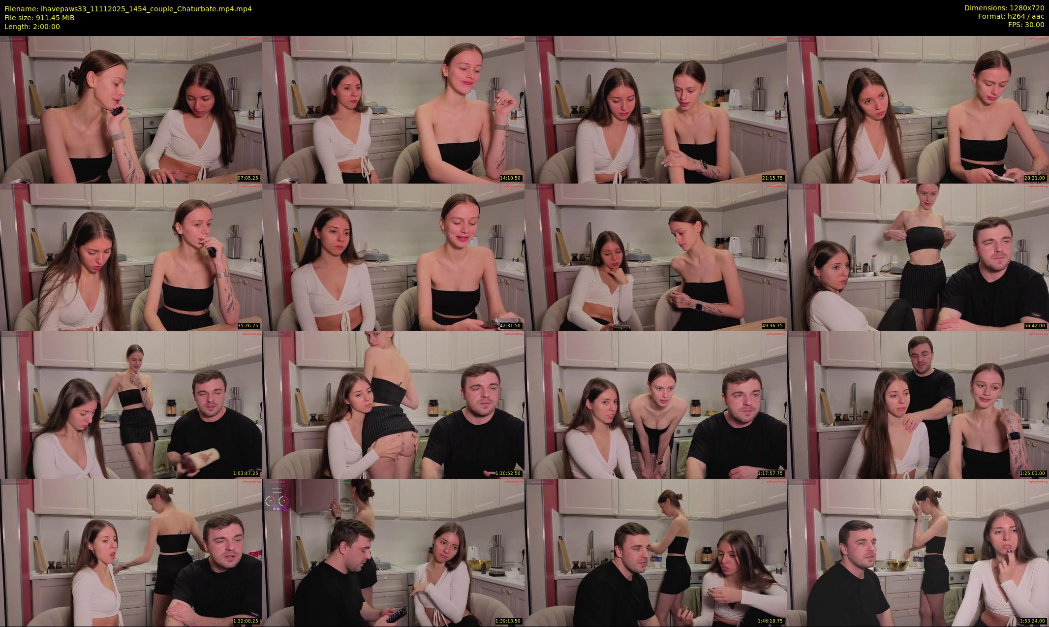ihavepaws33 — 120 minute Chaturbate couple cam show recording, 720p, Nov 11, 2025
