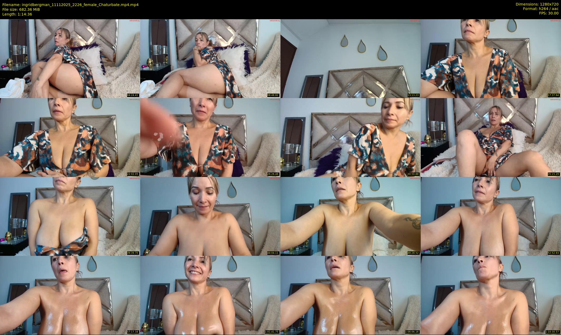 ingridbergman — 75 minute Chaturbate female cam show recording, 720p, Nov 11, 2025