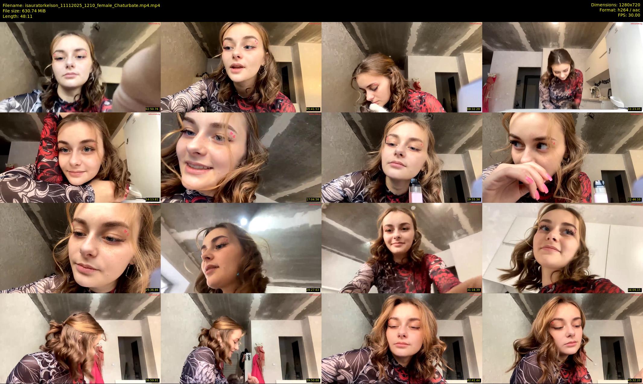 isauratorkelson — 49 minute Chaturbate female cam show recording, 720p, Nov 11, 2025