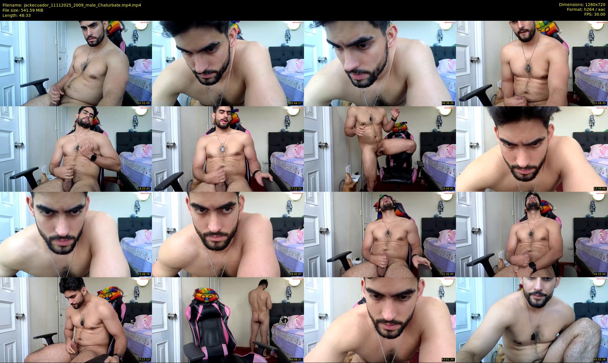 jackecuador — 49 minute Chaturbate male cam show recording, 720p, Nov 11, 2025