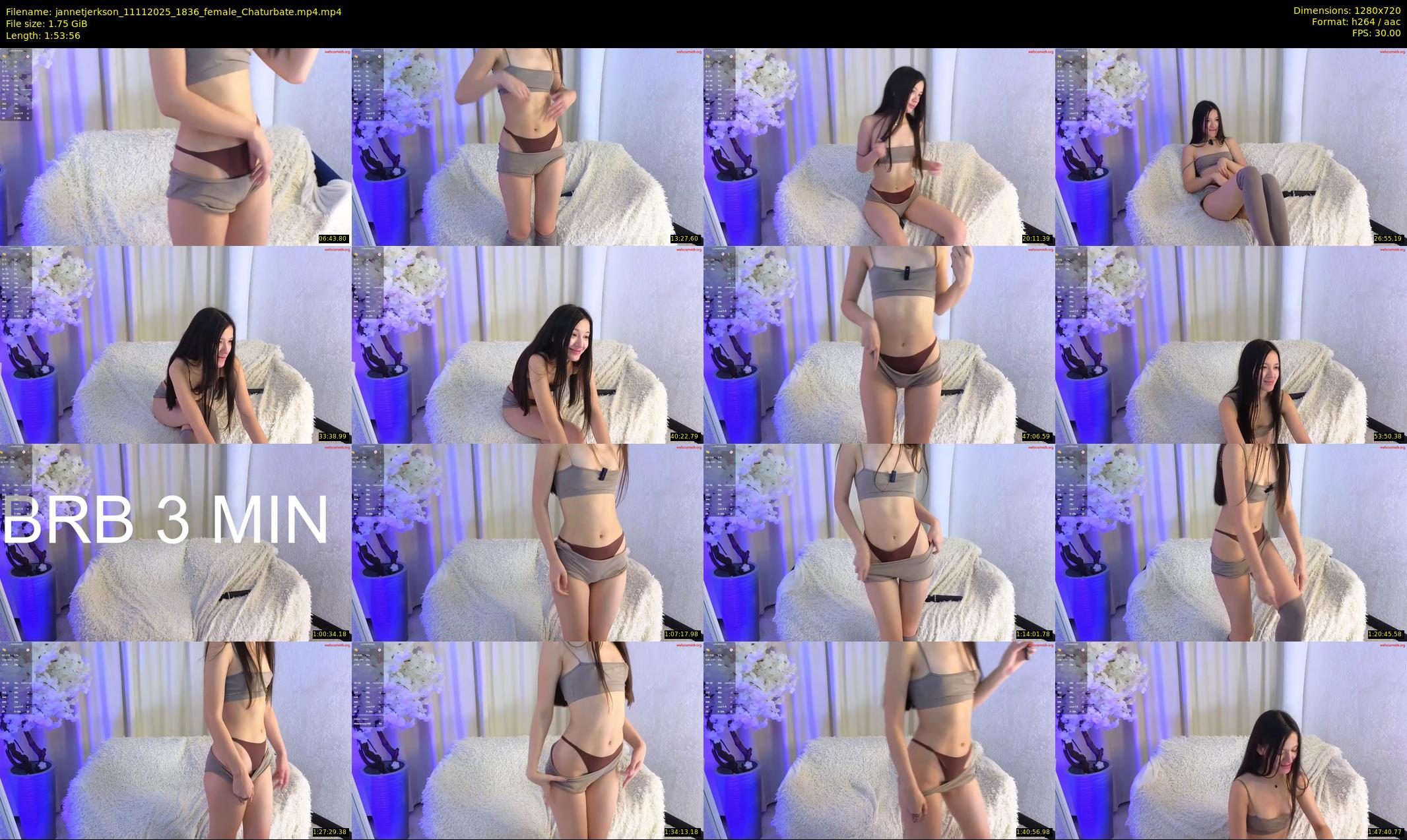 jannetjerkson — 114 minute Chaturbate female cam show recording, 720p, Nov 11, 2025