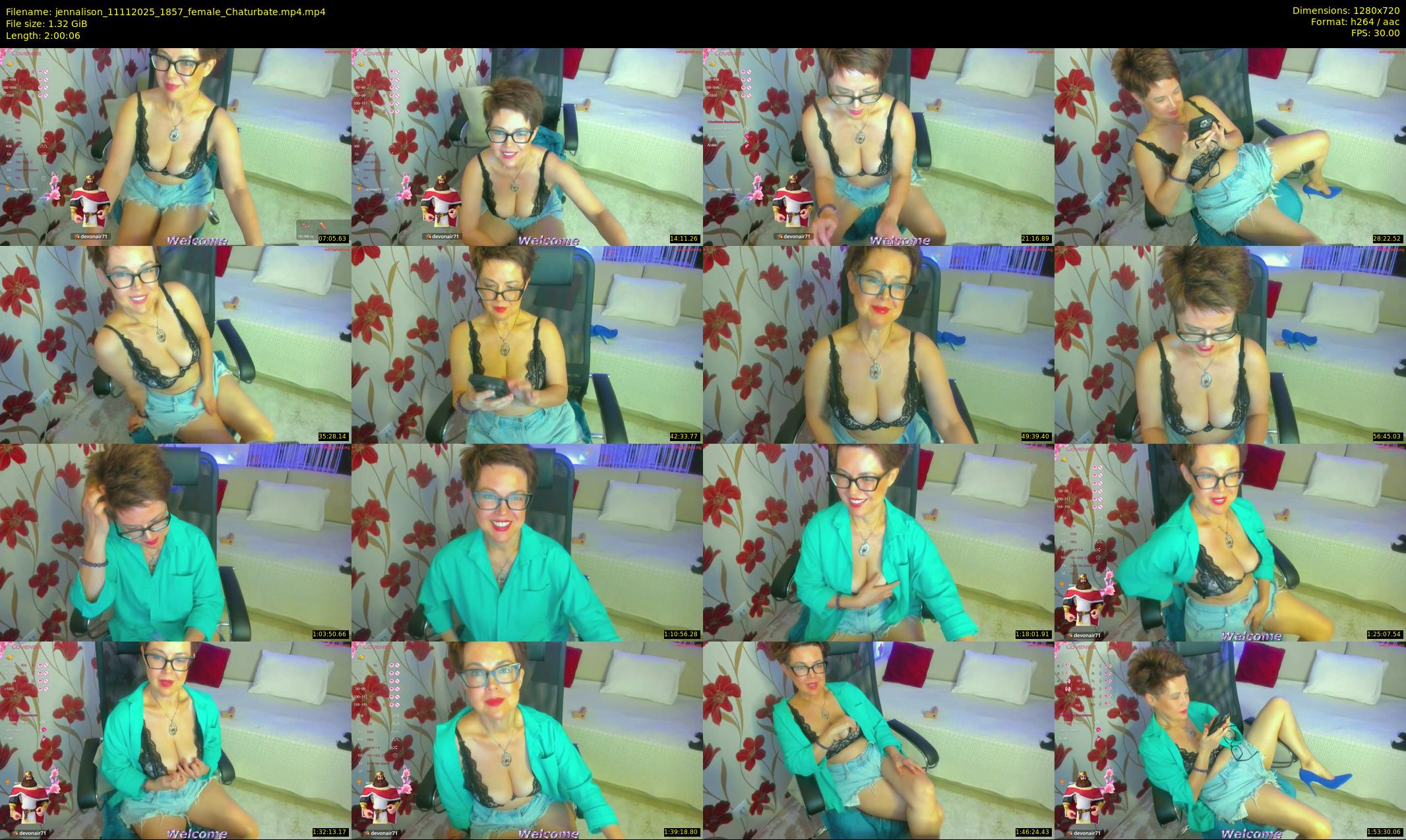 jennalison — 121 minute Chaturbate female cam show recording, 720p, Nov 11, 2025