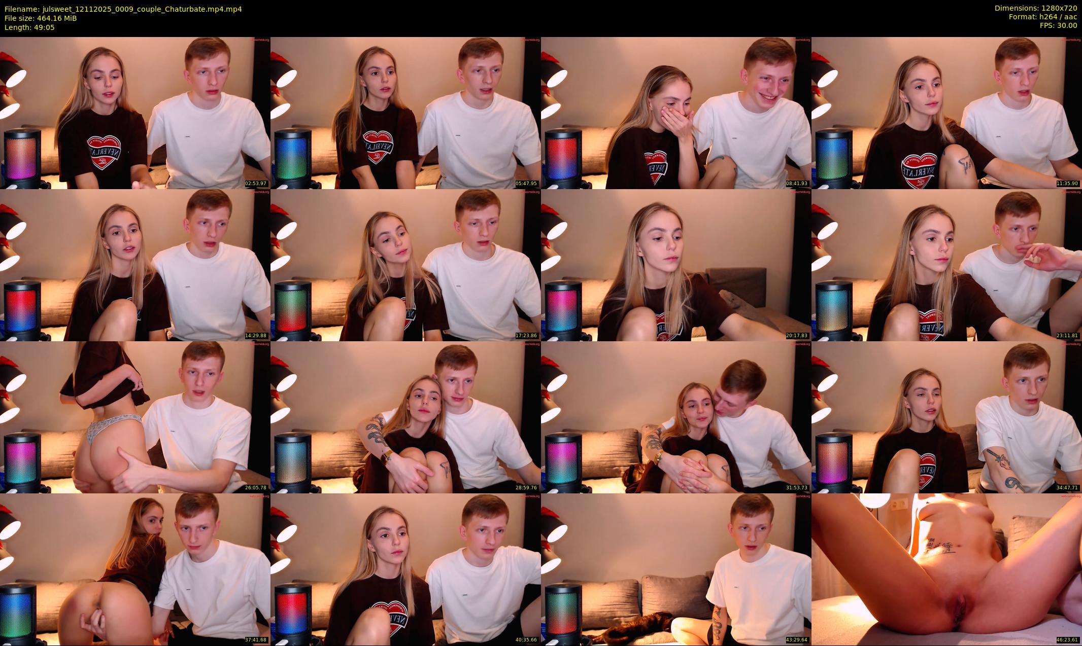 julsweet — 50 minute Chaturbate male cam show recording, 720p, Nov 12, 2025