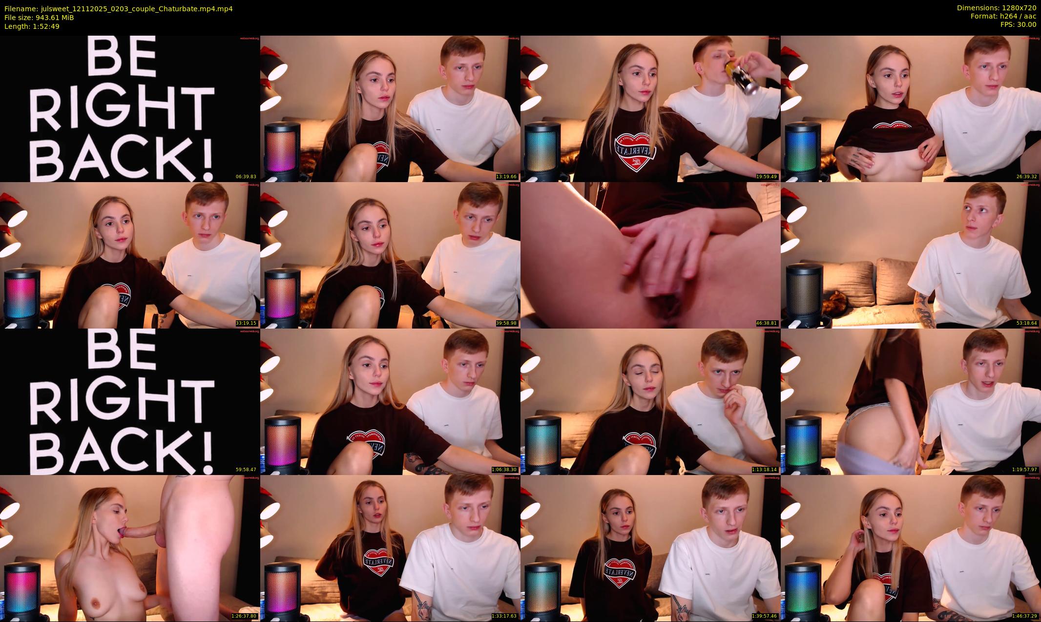 julsweet — 113 minute Chaturbate male cam show recording, 720p, Nov 12, 2025