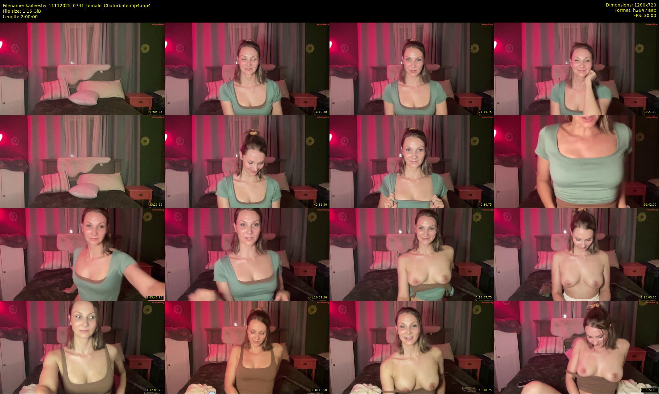 kaileeshy — 120 minute Chaturbate female cam show recording, 720p, Nov 11, 2025
