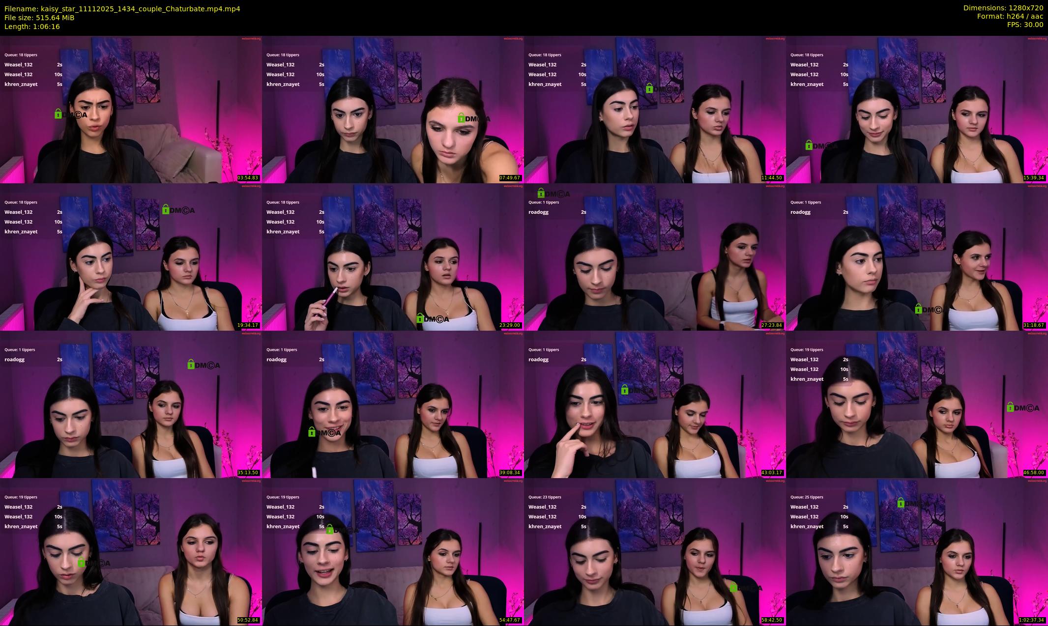 kaisy_star — 67 minute Chaturbate female cam show recording, 720p, Nov 11, 2025