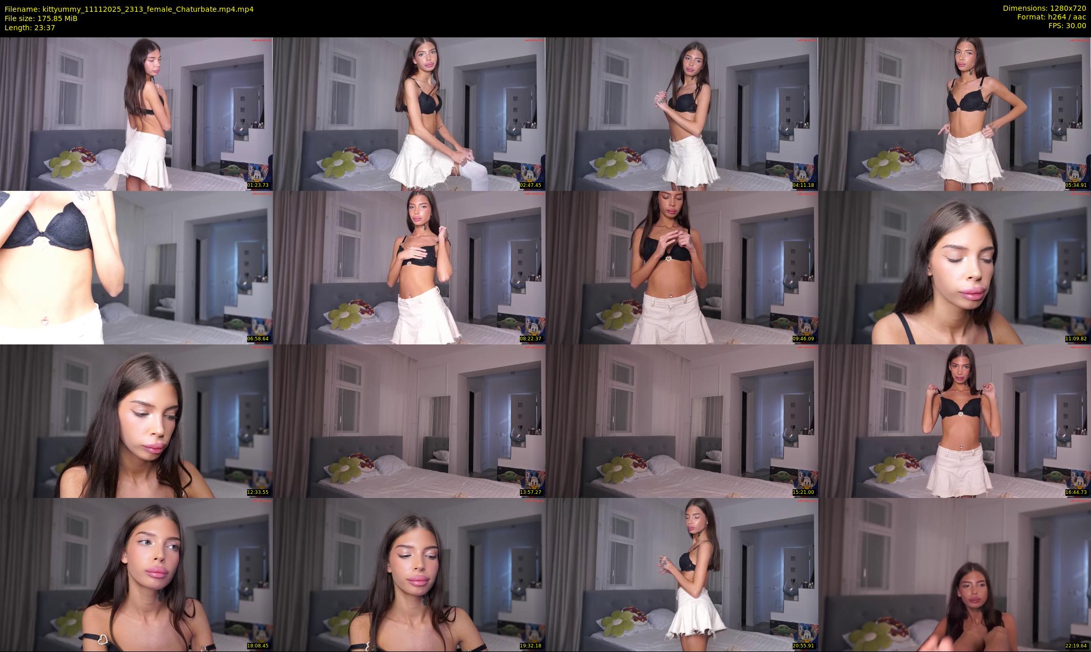 kittyummy — 24 minute Chaturbate female cam show recording, 720p, Nov 11, 2025