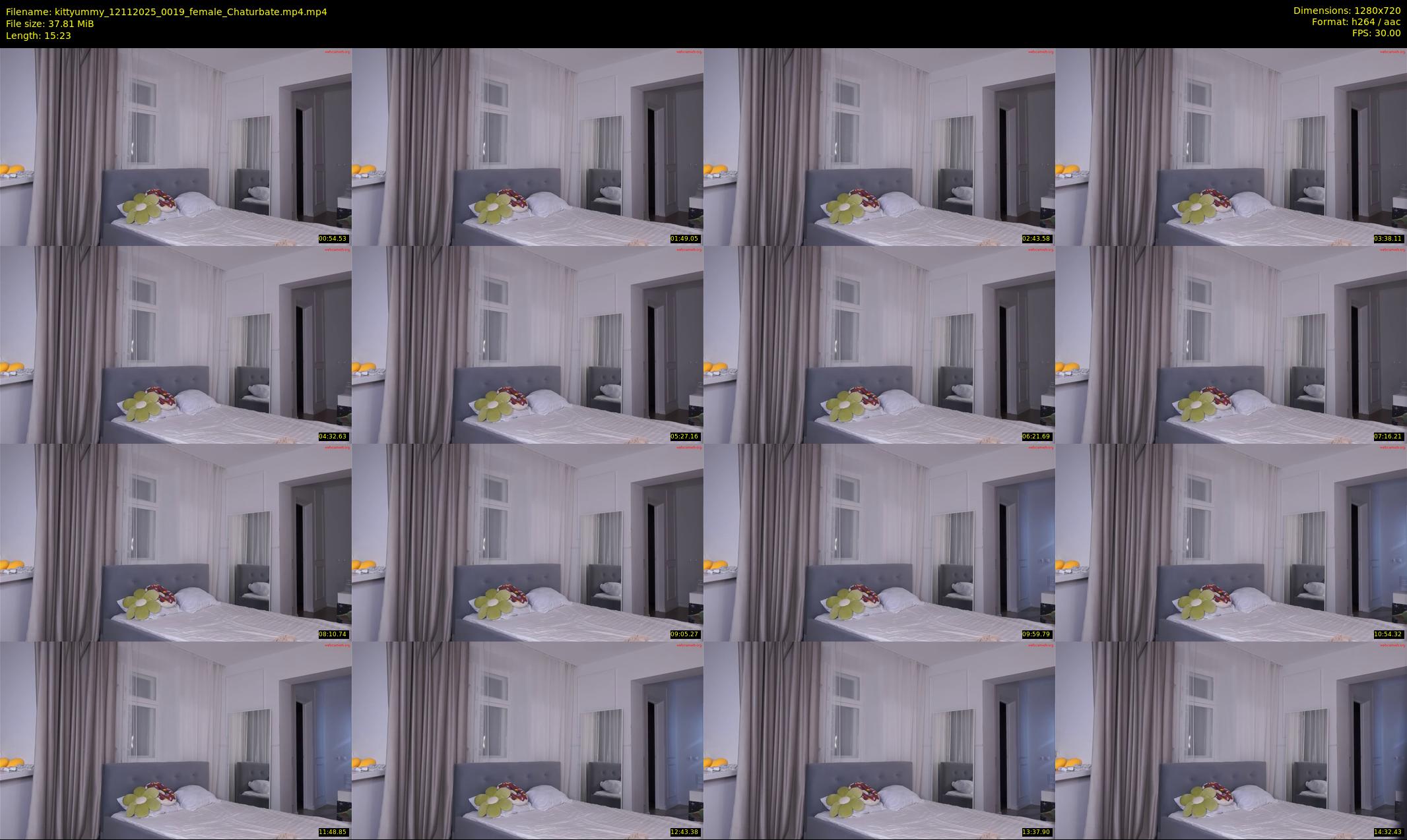 kittyummy — 16 minute Chaturbate female cam show recording, 720p, Nov 12, 2025