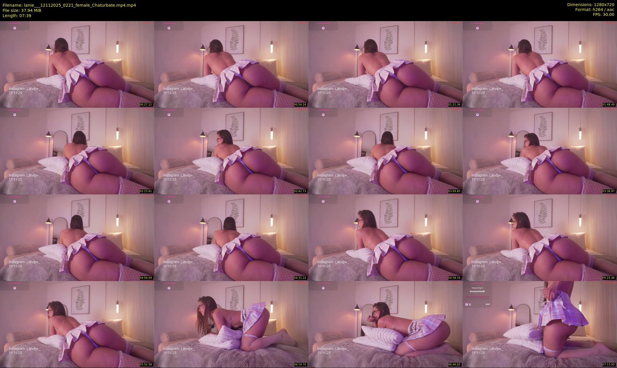 lanie__ — 8 minute Chaturbate female cam show recording, 720p, Nov 12, 2025
