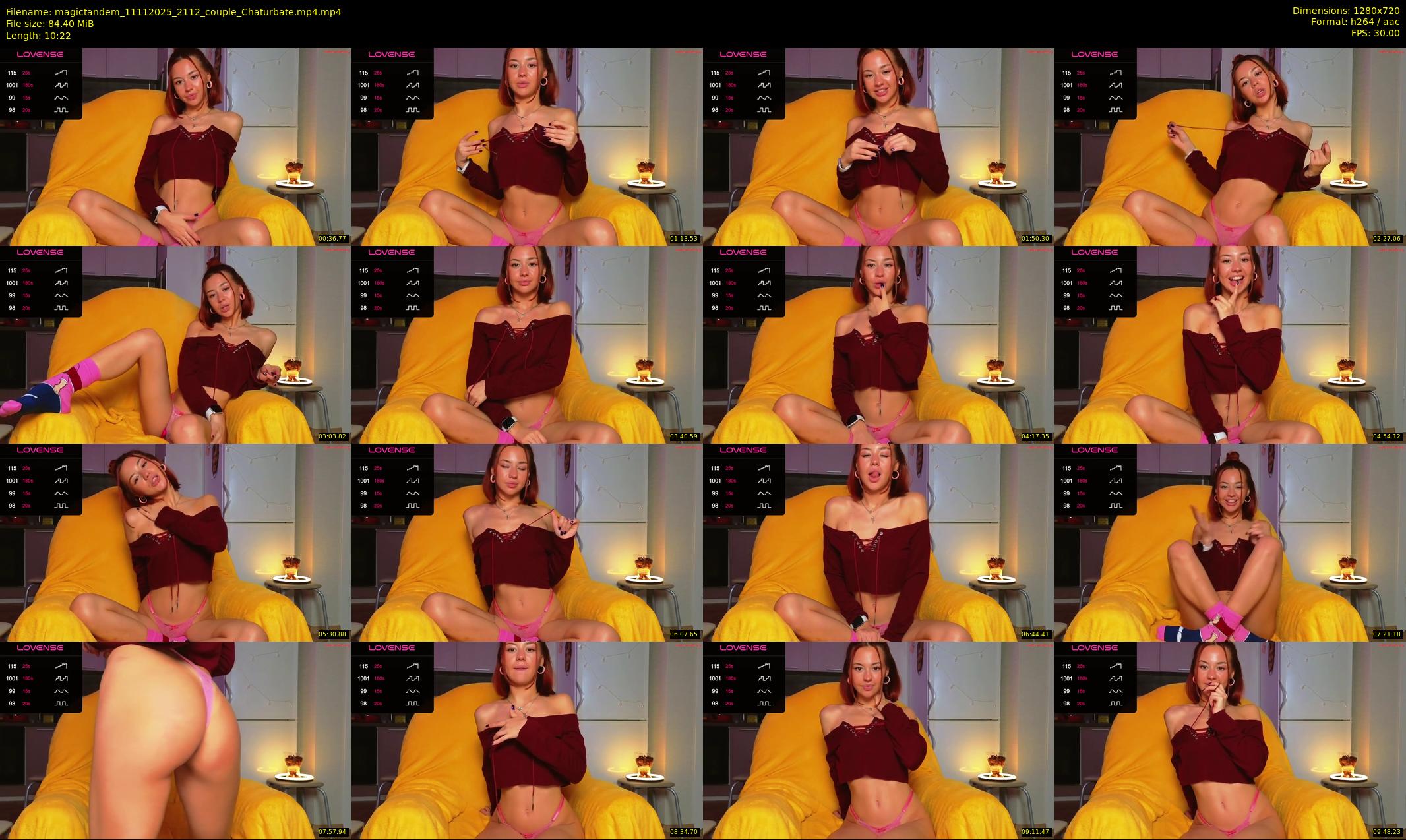 magictandem — 11 minute Chaturbate couple cam show recording, 720p, Nov 11, 2025