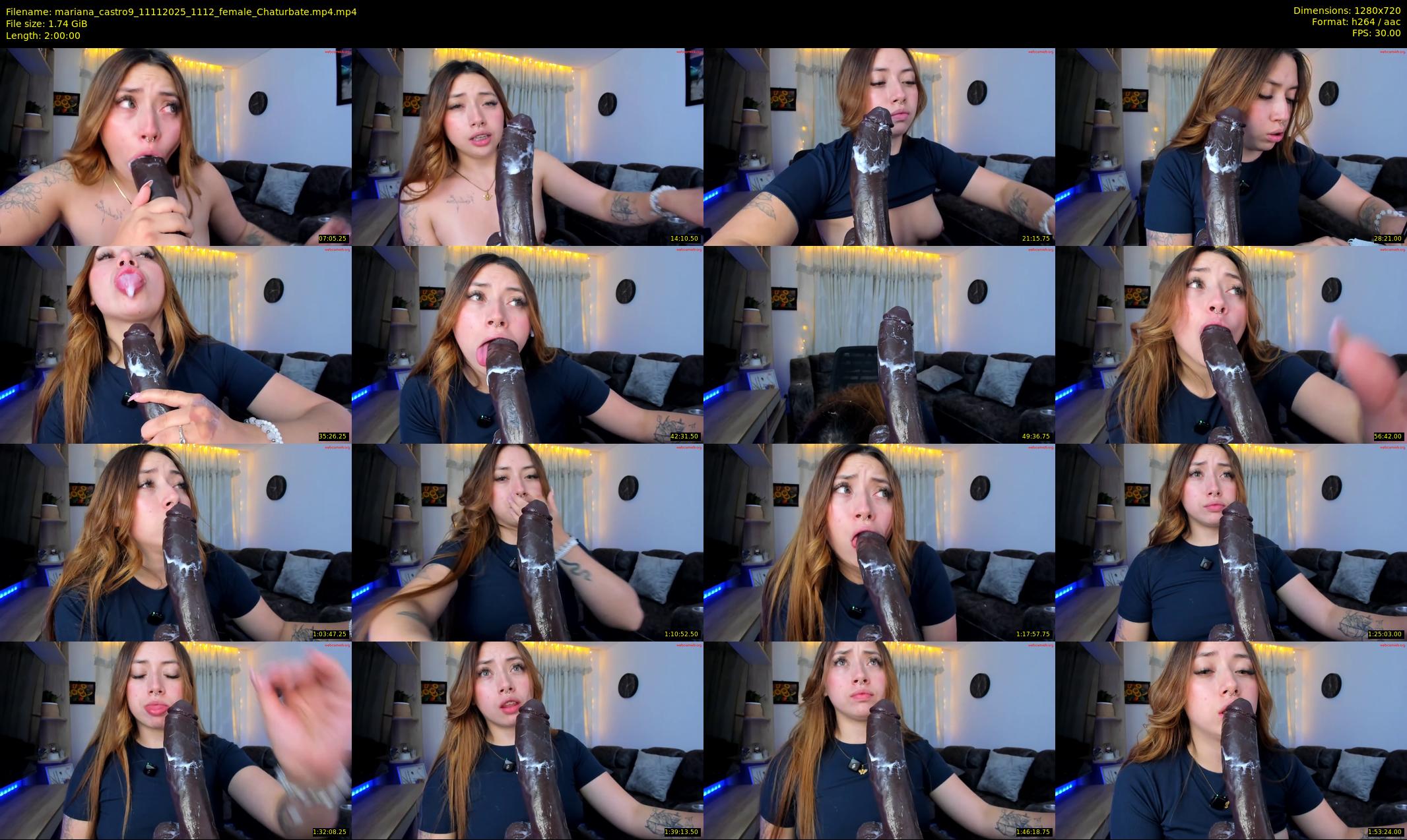 mariana_castro9 — 120 minute Chaturbate female cam show recording, 720p, Nov 11, 2025