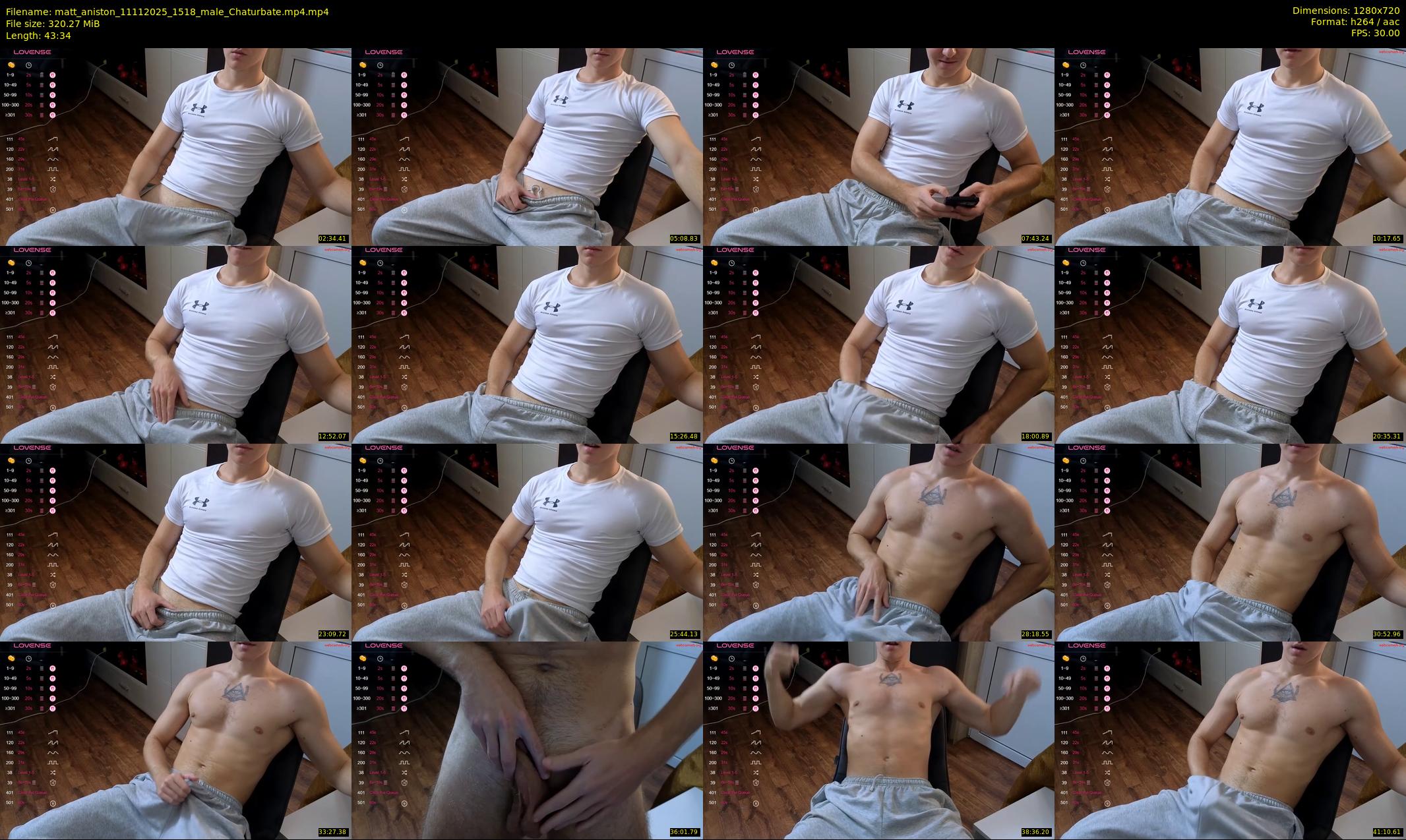matt_aniston — 44 minute Chaturbate male cam show recording, 720p, Nov 11, 2025