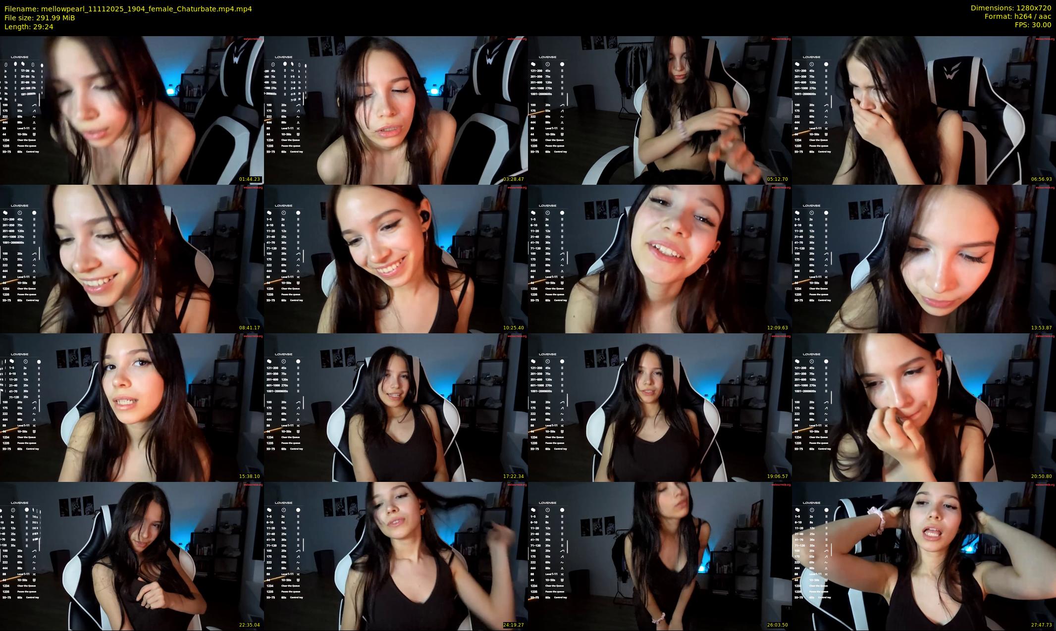 mellowpearl — 30 minute Chaturbate female cam show recording, 720p, Nov 11, 2025