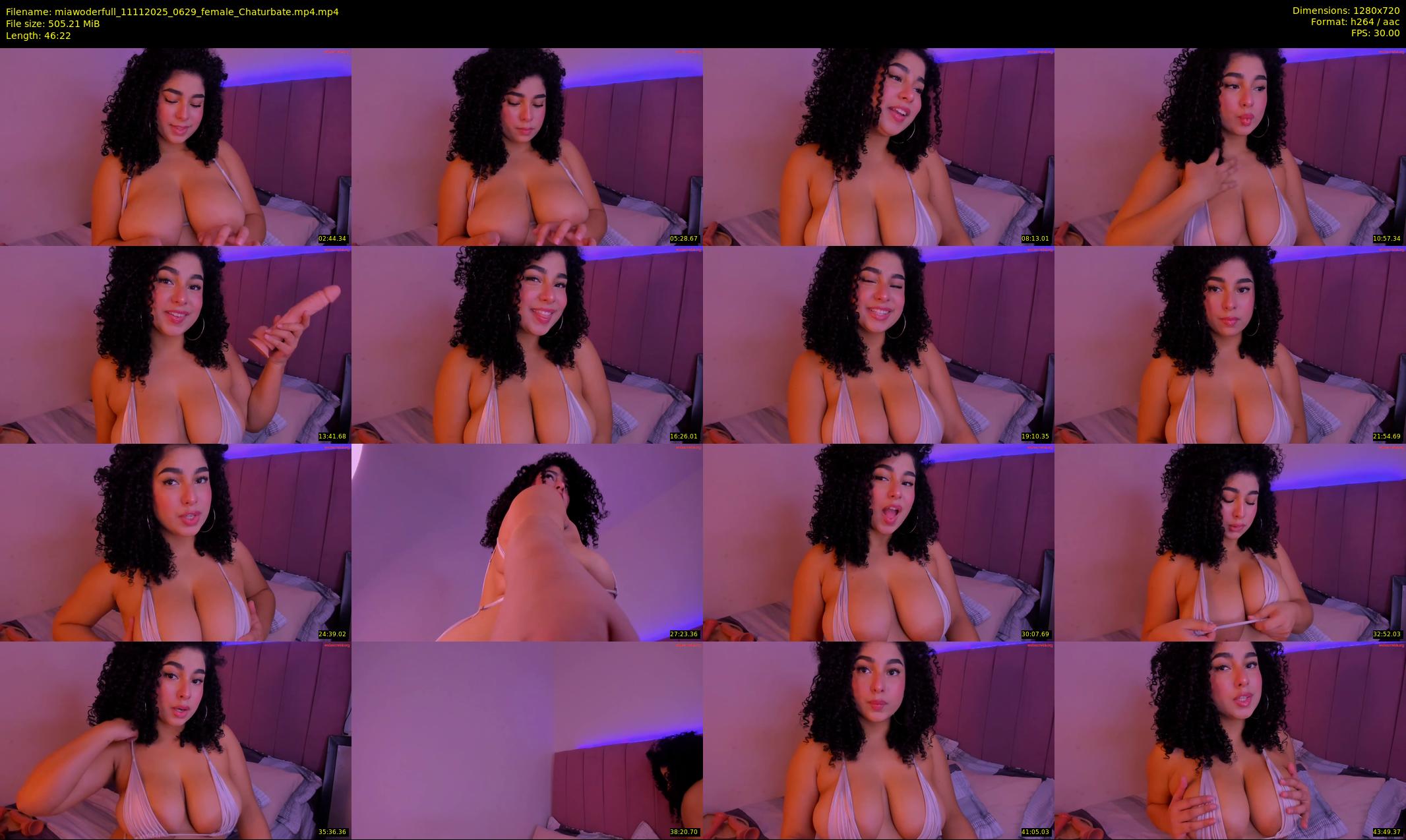 miawoderfull — 47 minute Chaturbate female cam show recording, 720p, Nov 11, 2025