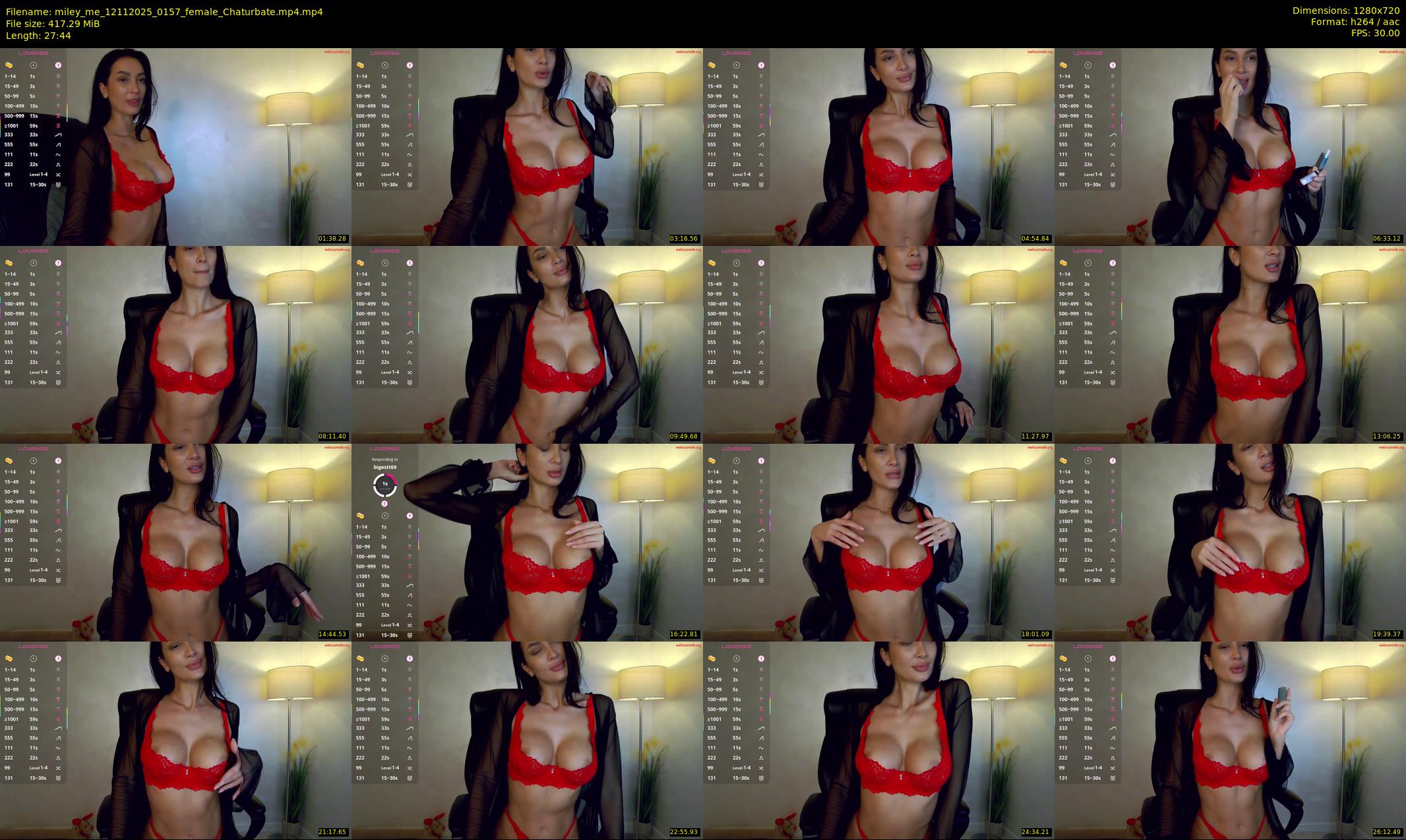 miley_me — 28 minute Chaturbate female cam show recording, 720p, Nov 12, 2025