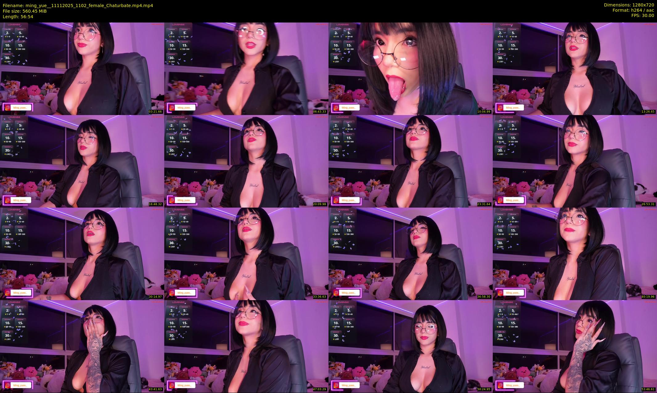 ming_yue_ — 57 minute Chaturbate female cam show recording, 720p, Nov 11, 2025