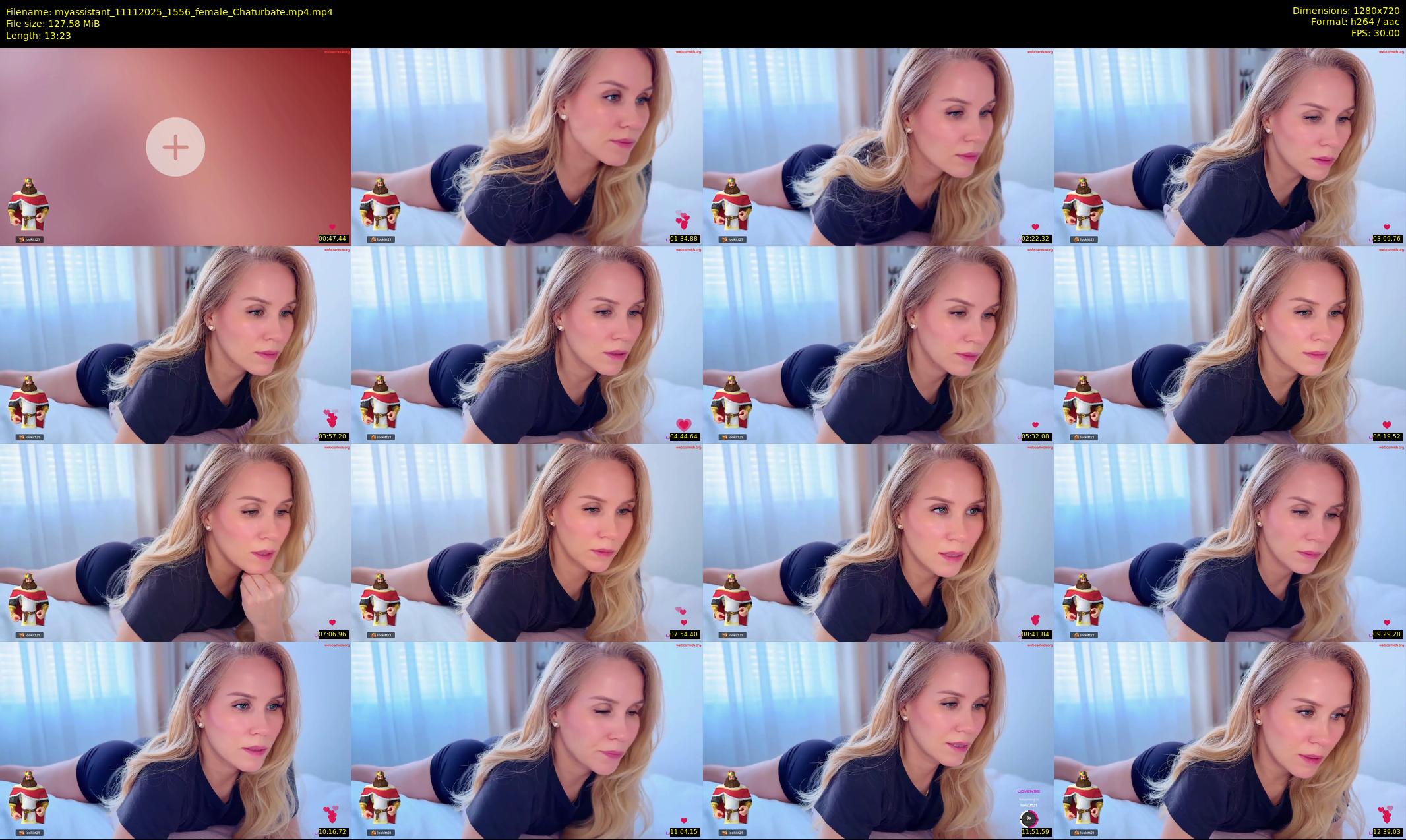 myassistant — 14 minute Chaturbate female cam show recording, 720p, Nov 11, 2025