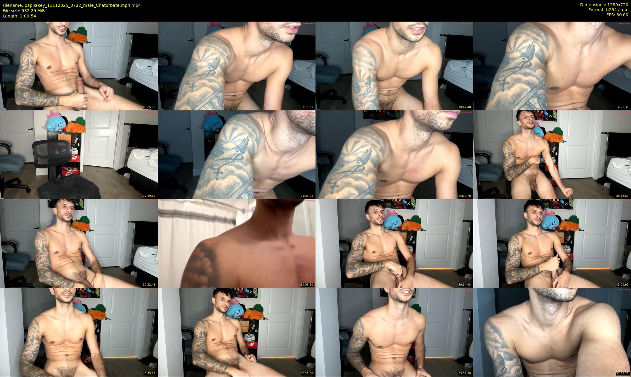 papijakey — 61 minute Chaturbate male cam show recording, 720p, Nov 11, 2025