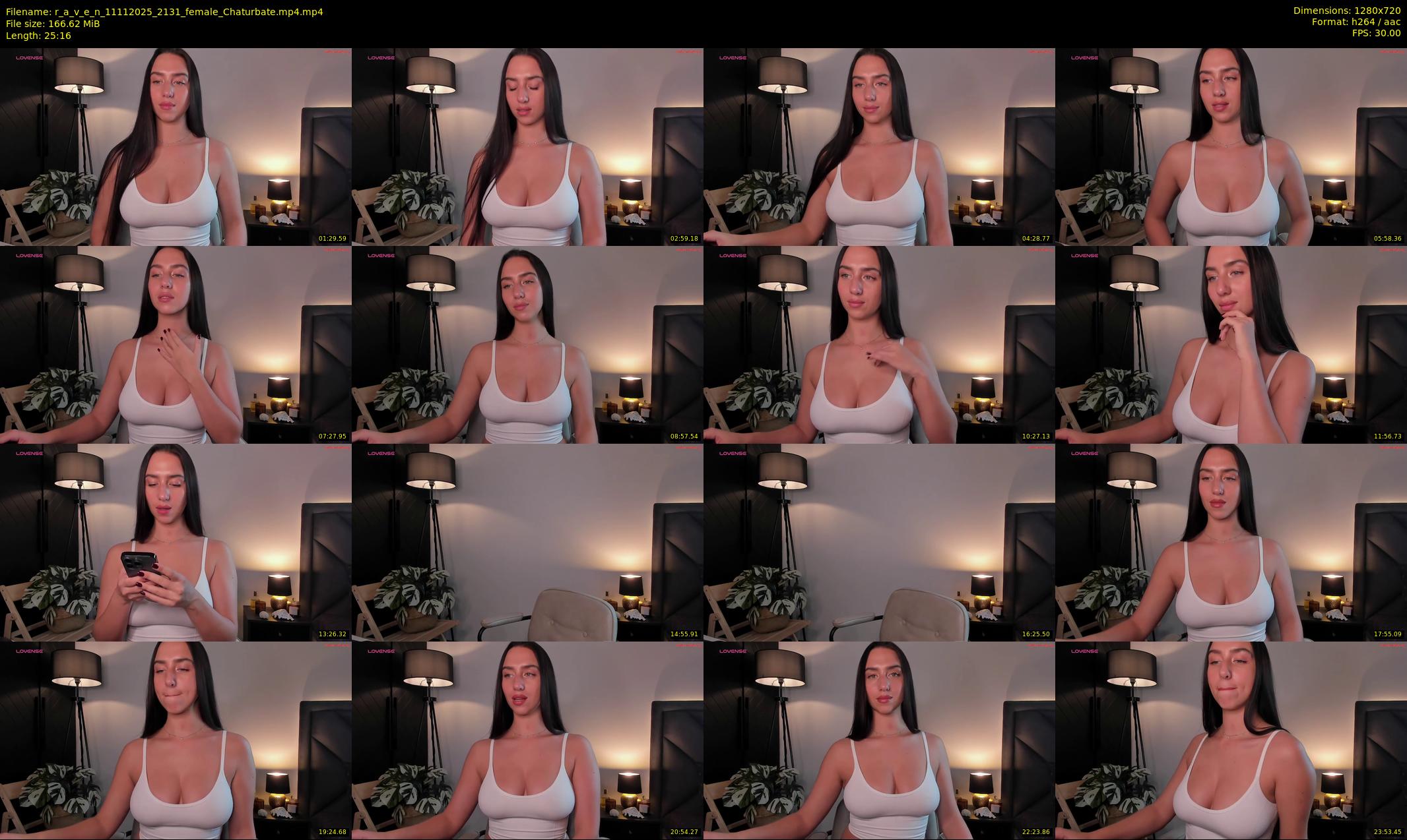 r_a_v_e_n — 26 minute Chaturbate female cam show recording, 720p, Nov 11, 2025