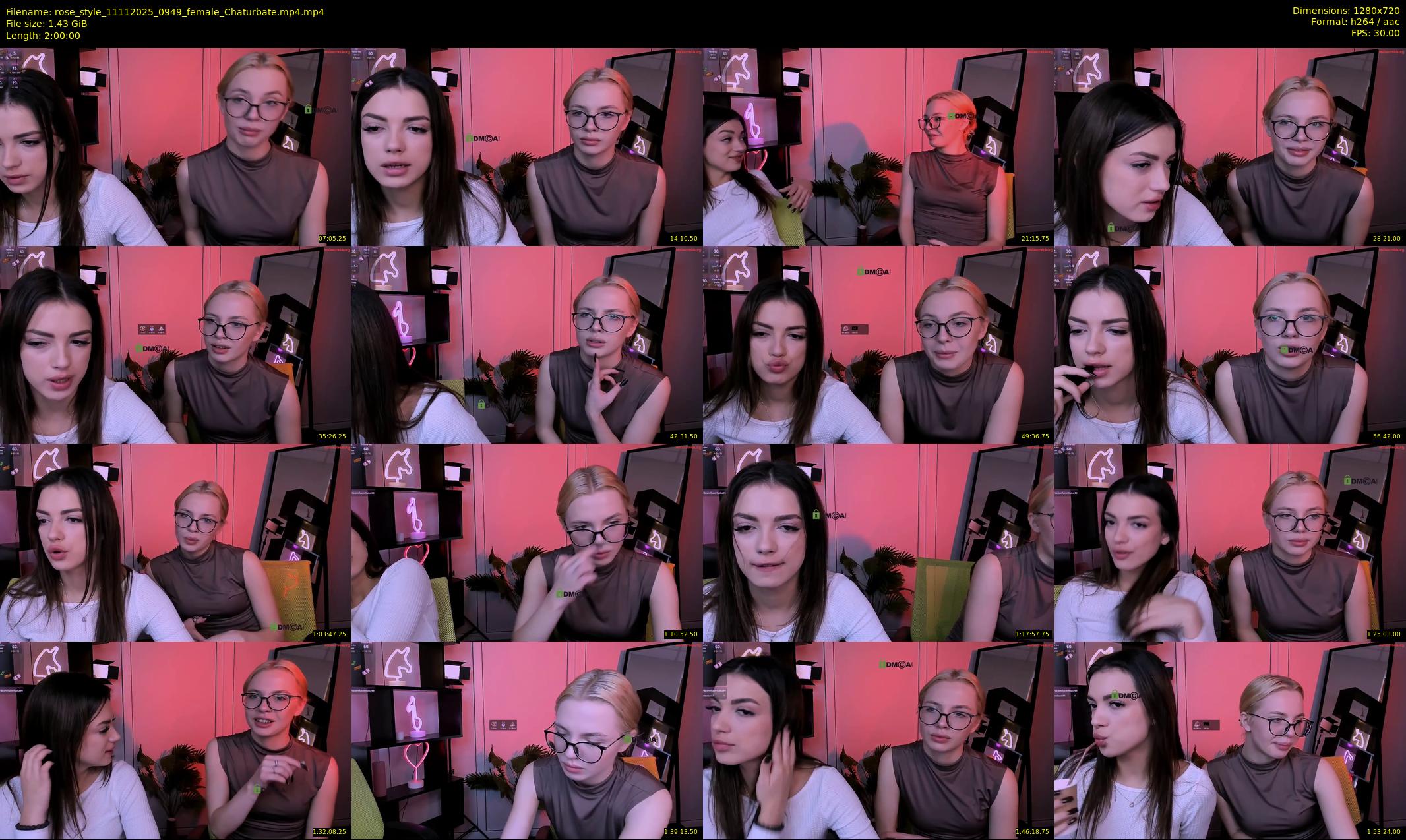 rose_style — 120 minute Chaturbate couple cam show recording, 720p, Nov 11, 2025