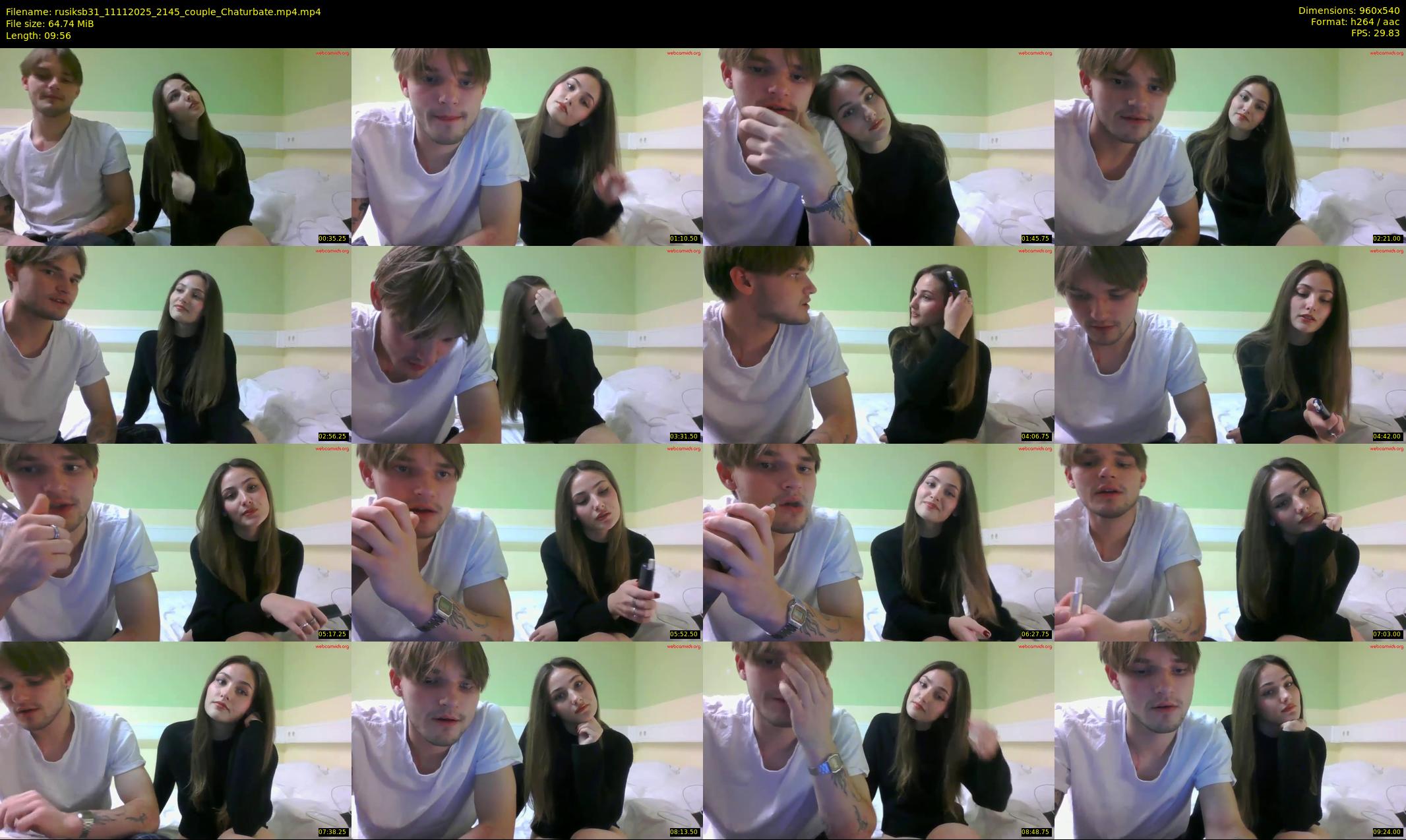 rusiksb31 — 10 minute Chaturbate couple cam show recording, 480p, Nov 11, 2025