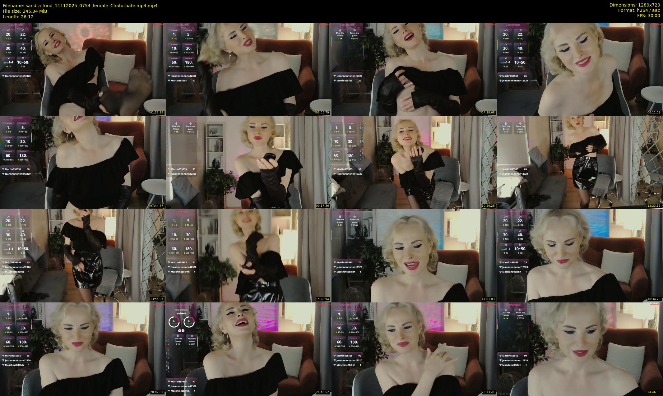 sandra_kind — 27 minute Chaturbate female cam show recording, 720p, Nov 11, 2025