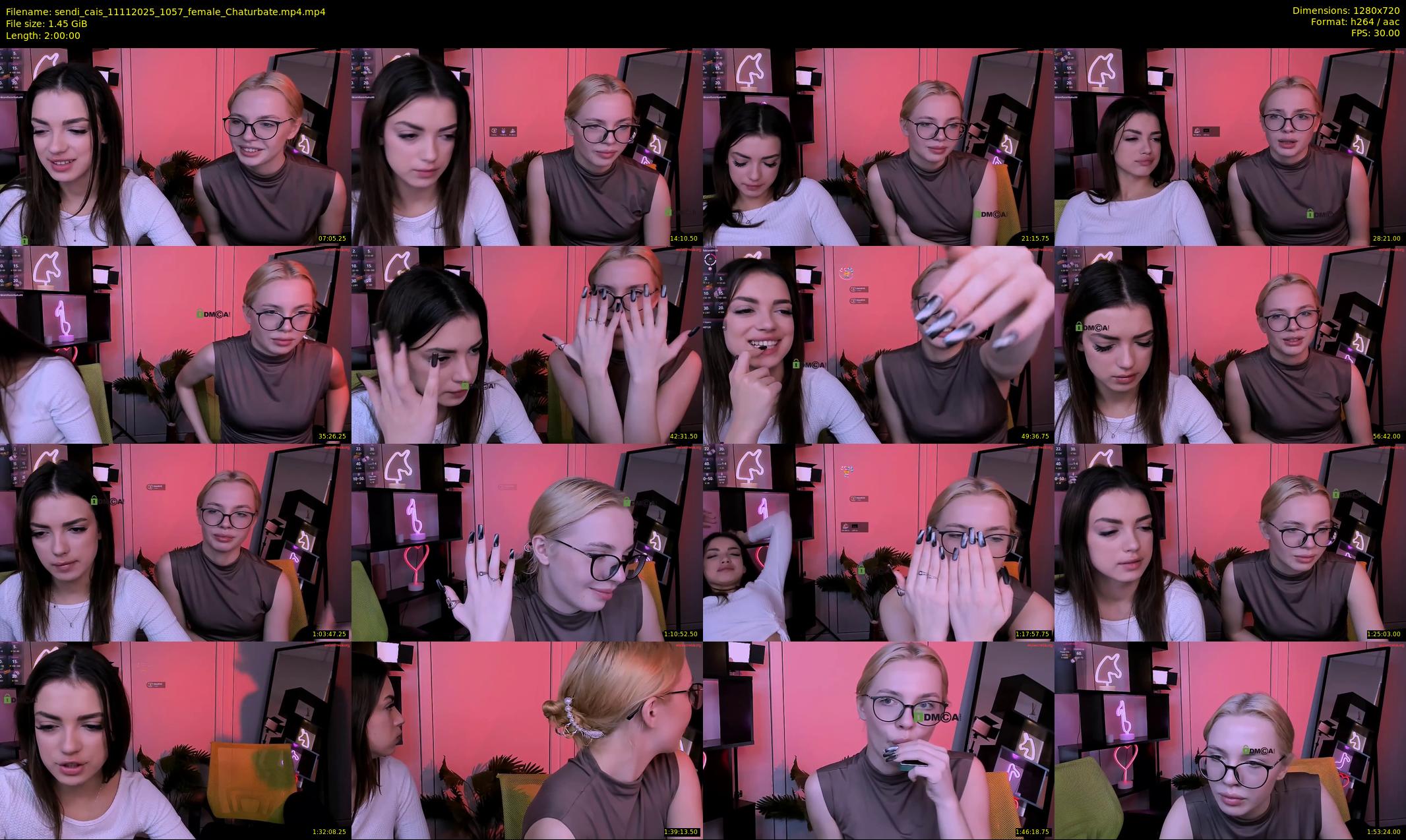 sendi_cais — 120 minute Chaturbate female cam show recording, 720p, Nov 11, 2025