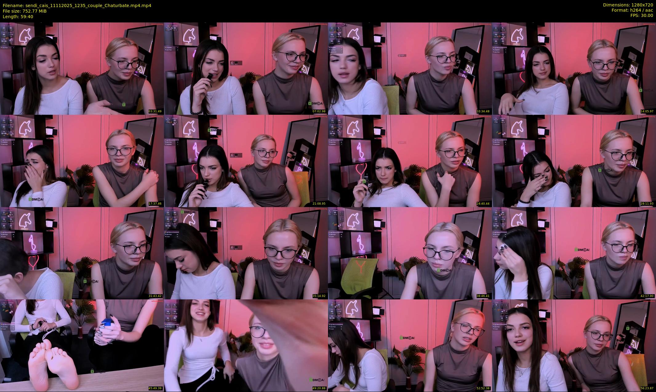sendi_cais — 60 minute Chaturbate female cam show recording, 720p, Nov 11, 2025