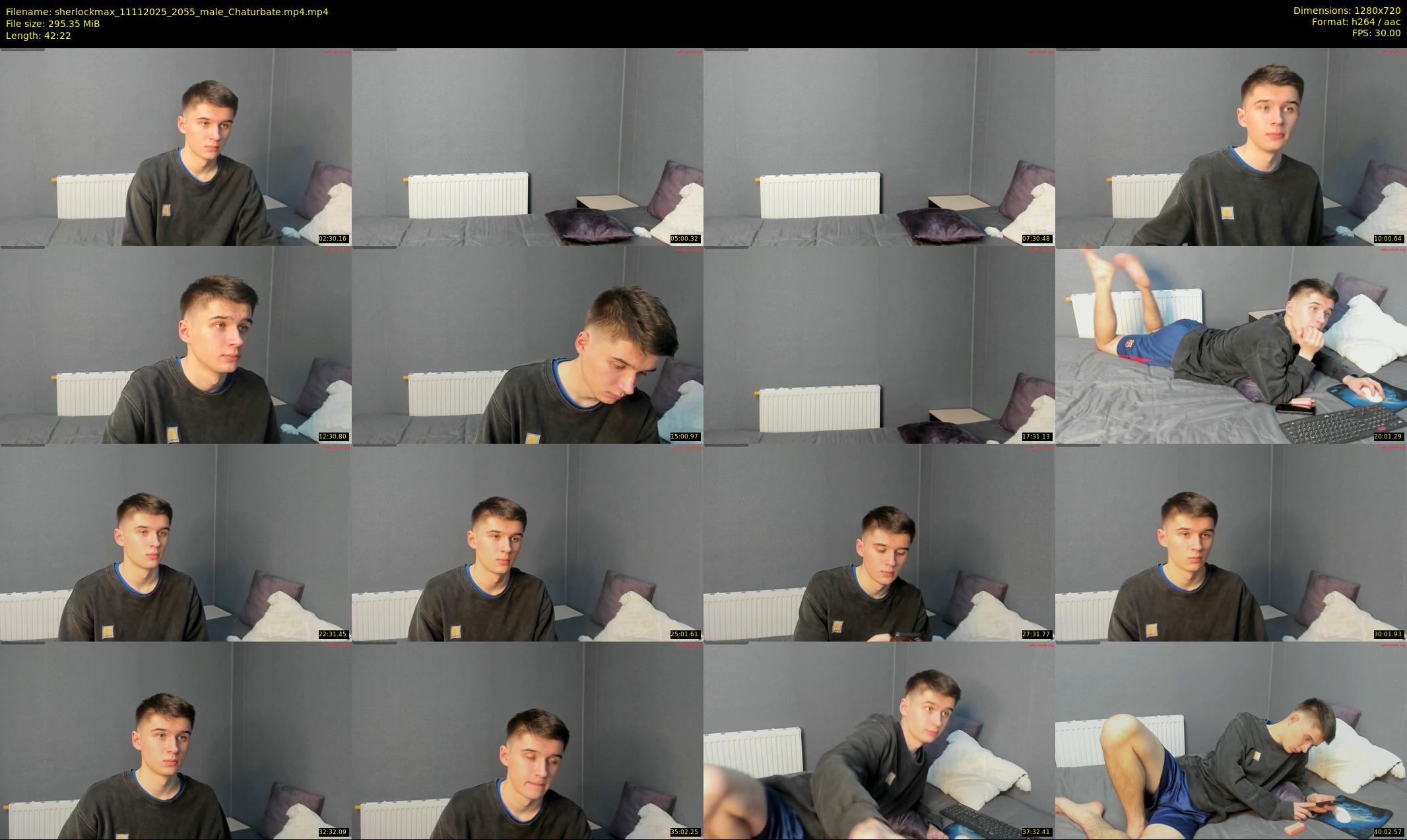 sherlockmax — 43 minute Chaturbate male cam show recording, 720p, Nov 11, 2025