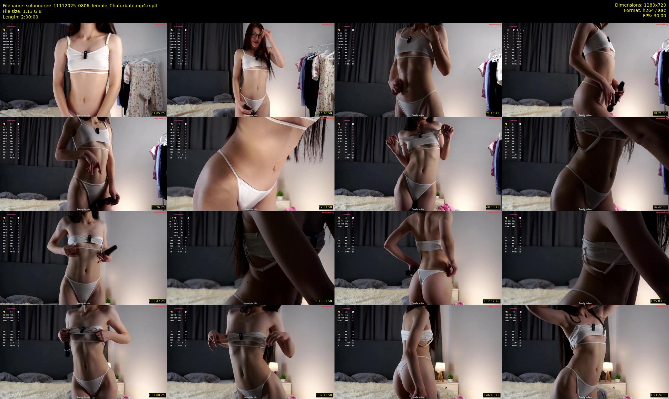 solaundree — 120 minute Chaturbate female cam show recording, 720p, Nov 11, 2025