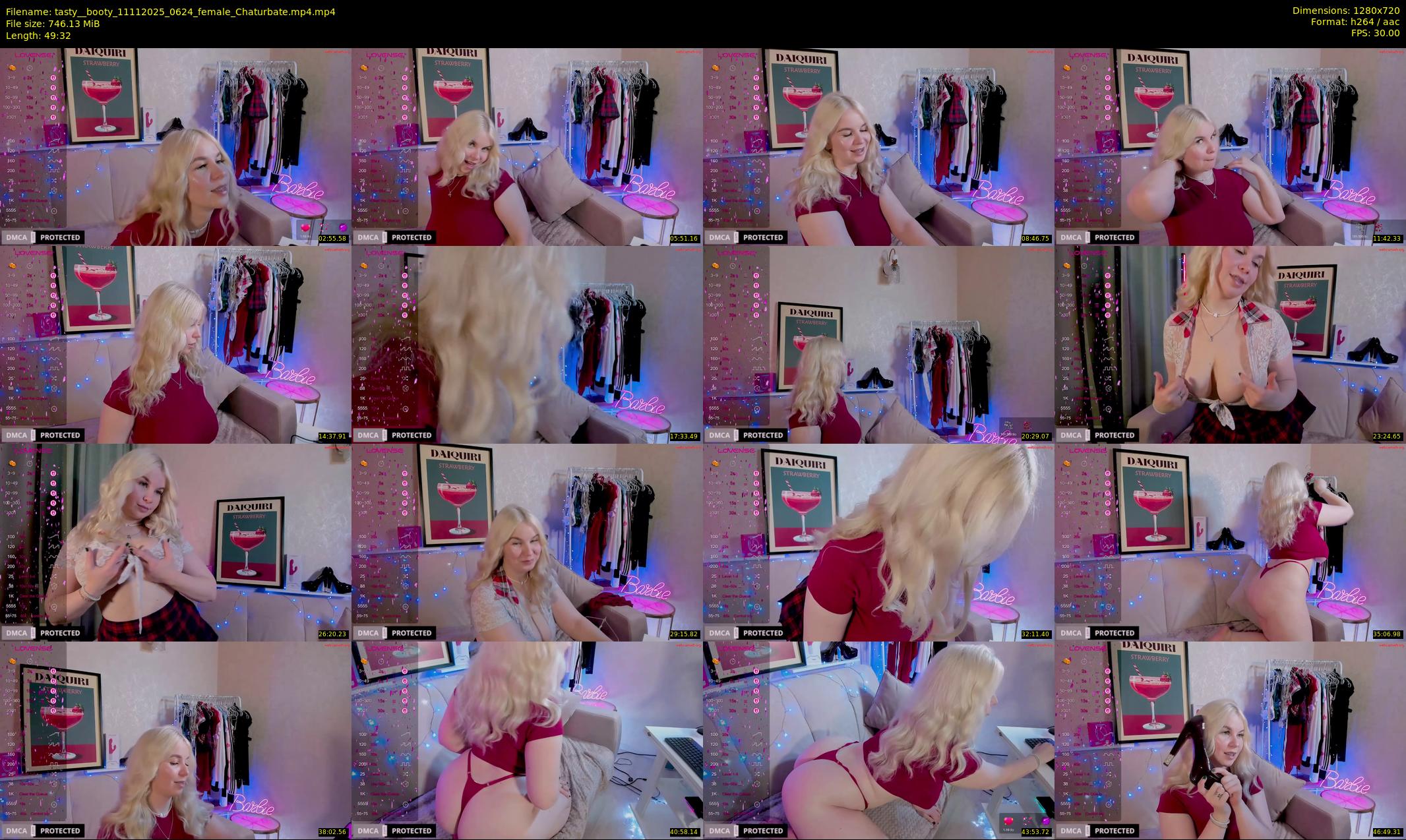 tasty__booty — 50 minute Chaturbate female cam show recording, 720p, Nov 11, 2025