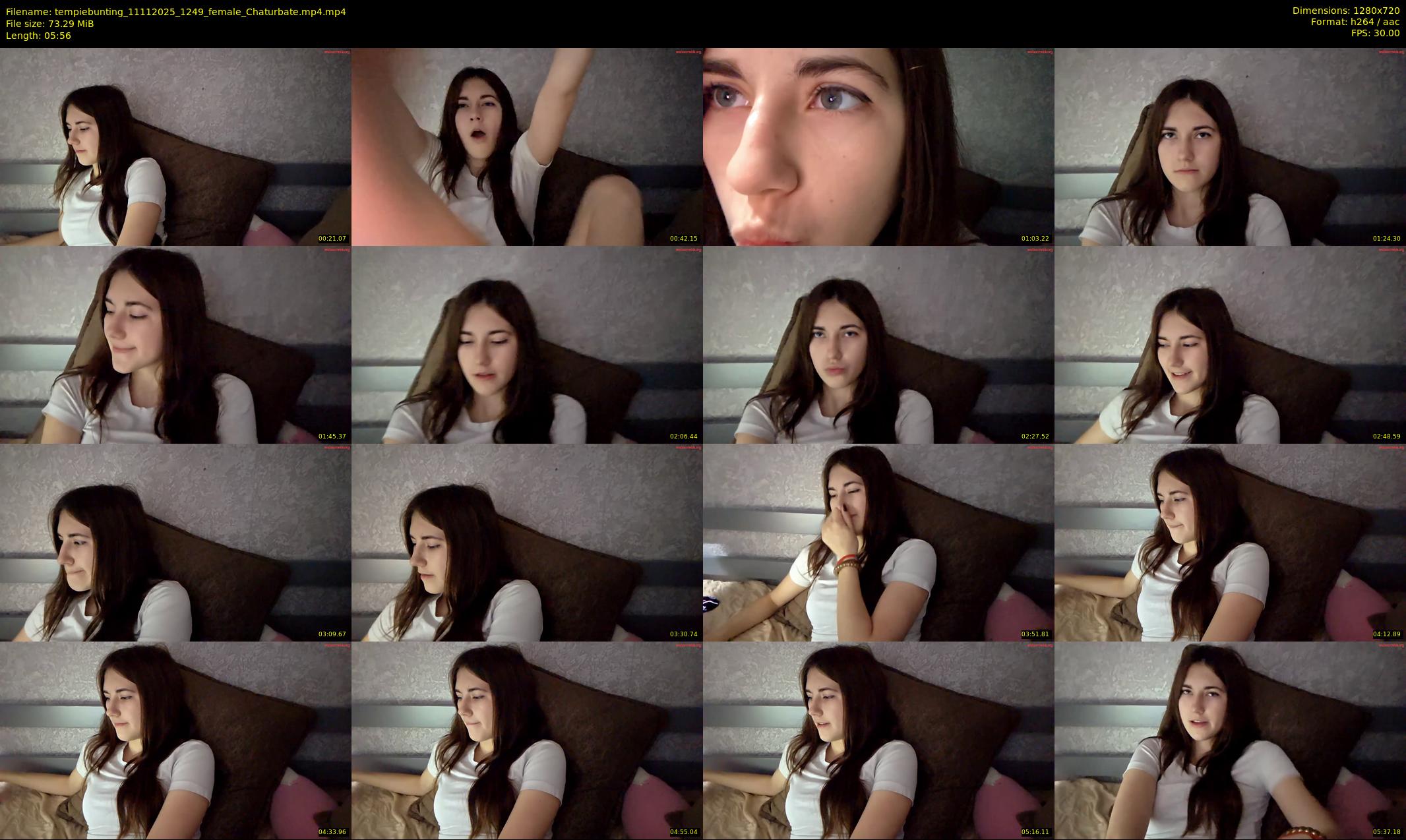 tempiebunting — 6 minute Chaturbate female cam show recording, 720p, Nov 11, 2025