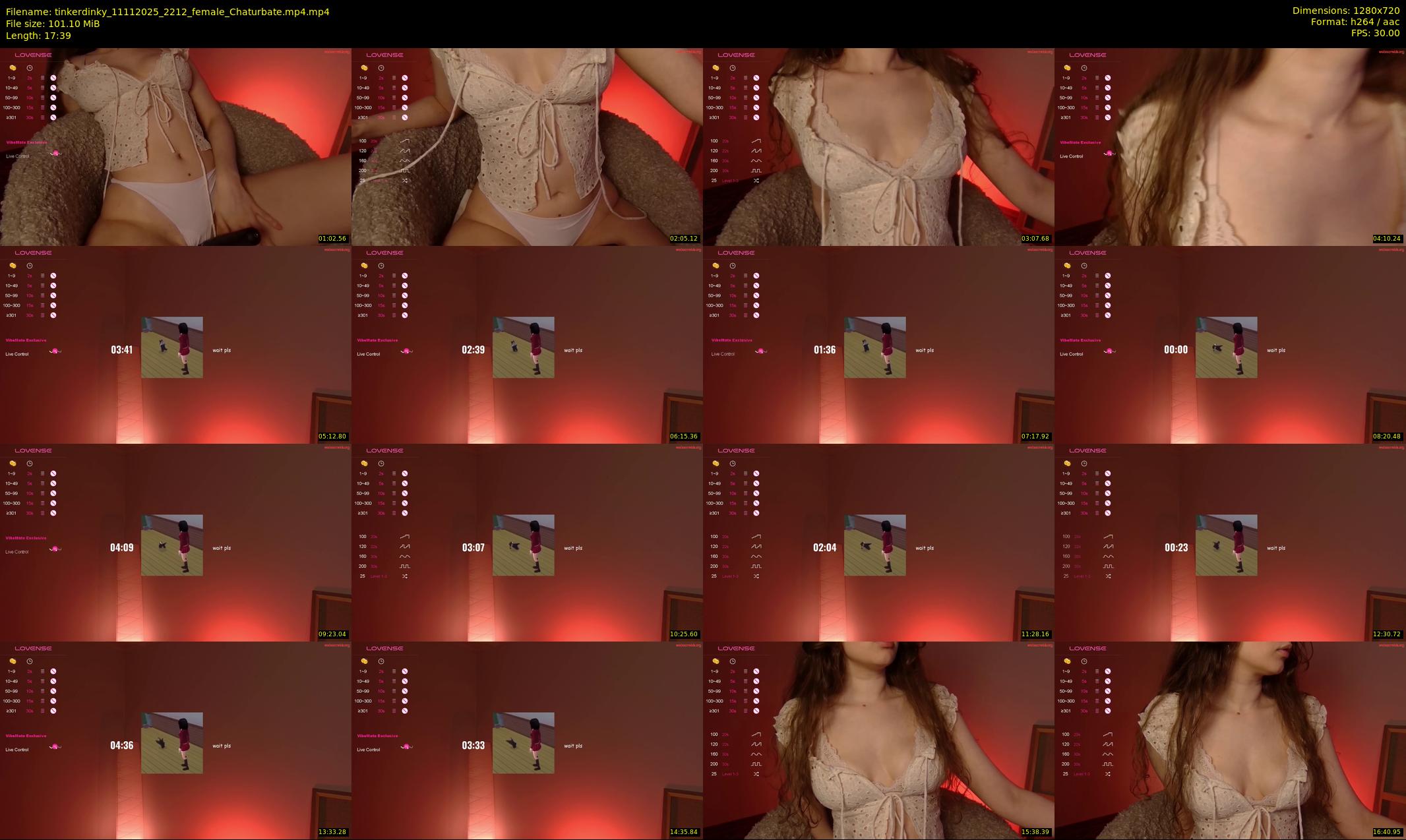tinkerdinky — 18 minute Chaturbate female cam show recording, 720p, Nov 11, 2025