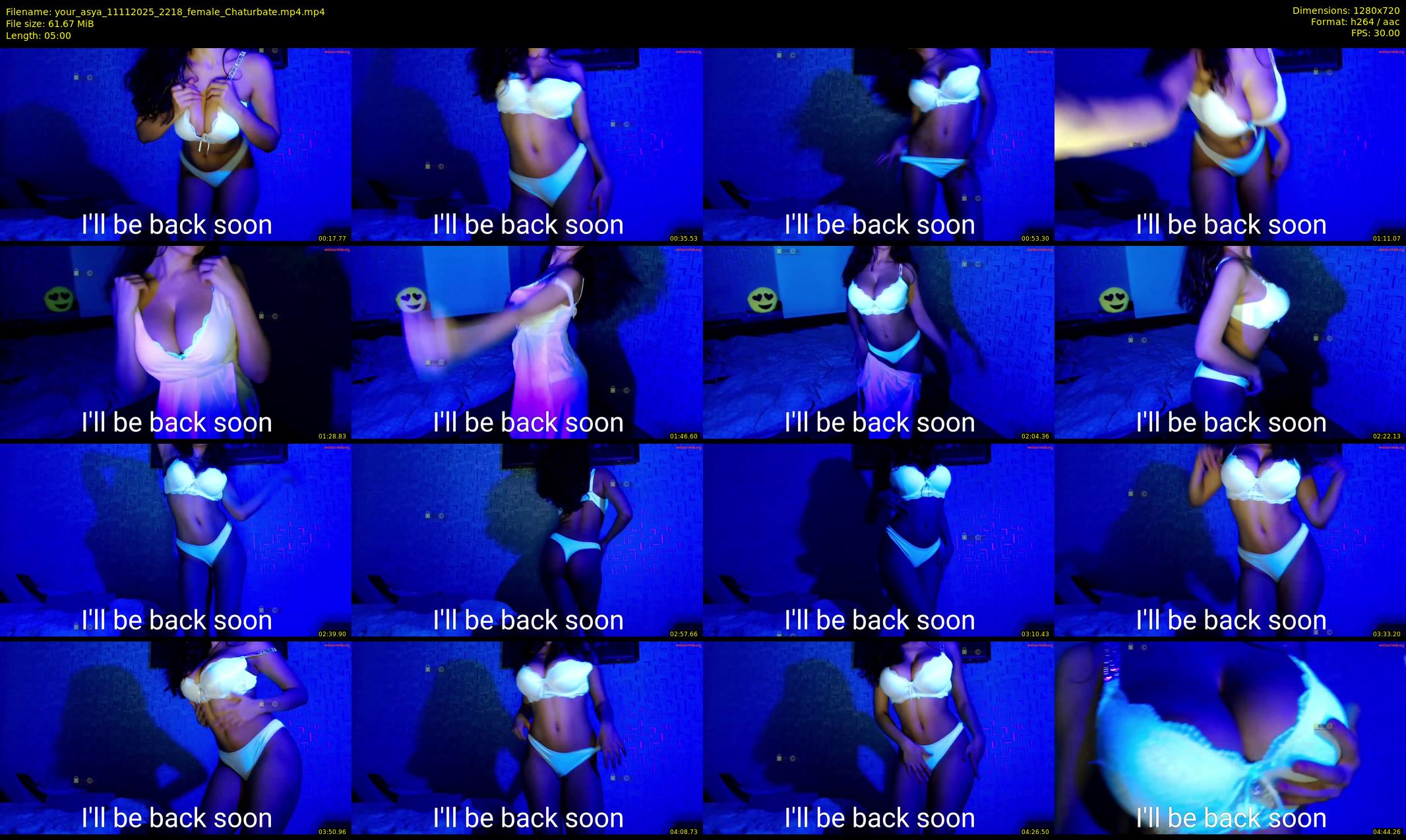your_asya — 5 minute Chaturbate female cam show recording, 720p, Nov 11, 2025