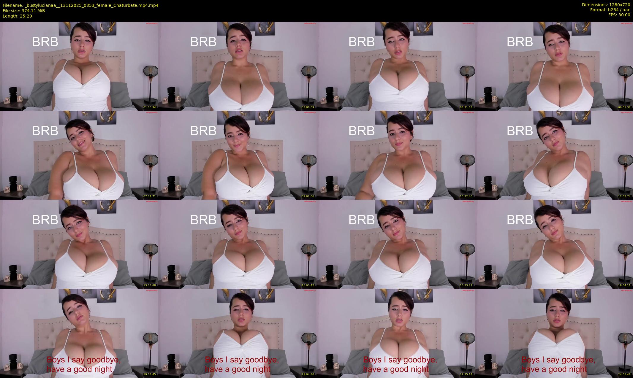 _bustylucianaa_ — 26 minute Chaturbate female cam show recording, 720p, Nov 13, 2025