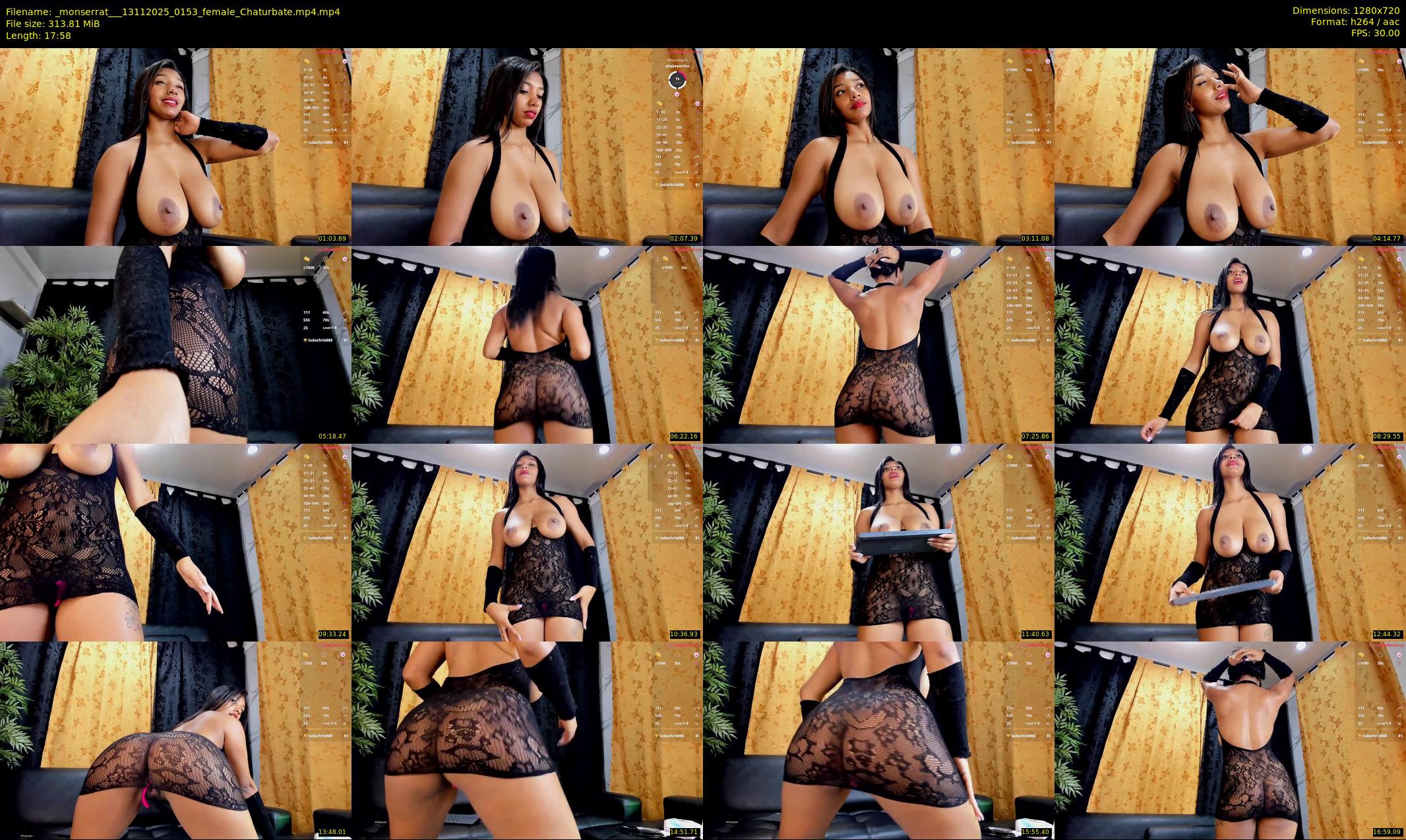 _monserrat__ — 18 minute Chaturbate female cam show recording, 720p, Nov 13, 2025