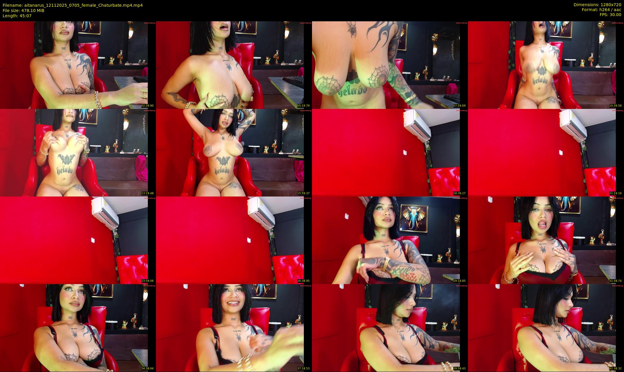 aitanarus — 46 minute Chaturbate female cam show recording, 720p, Nov 12, 2025
