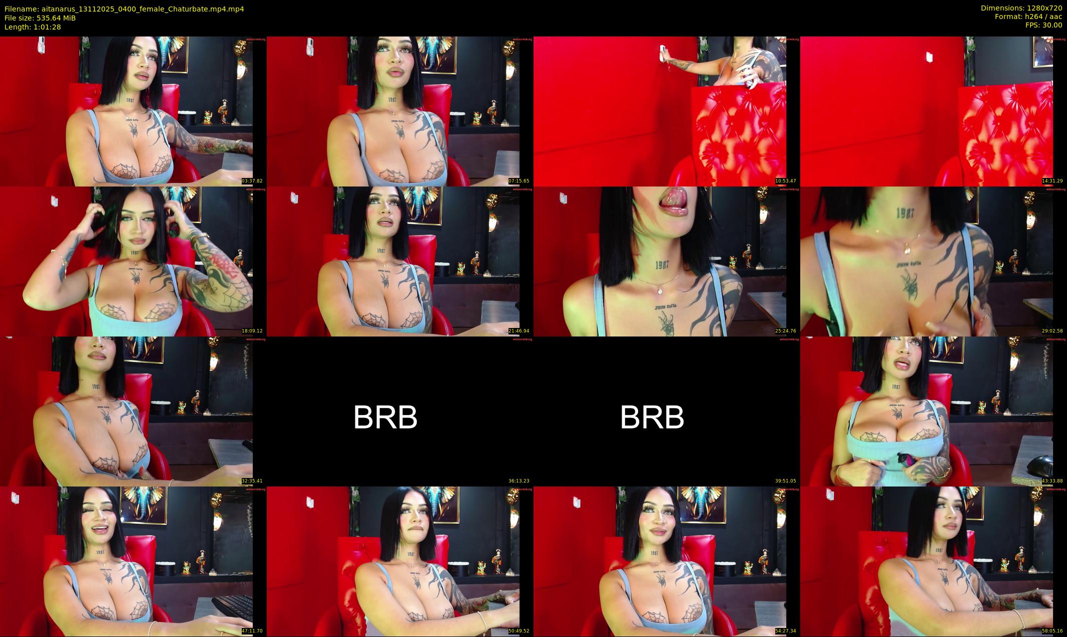 aitanarus — 62 minute Chaturbate female cam show recording, 720p, Nov 13, 2025