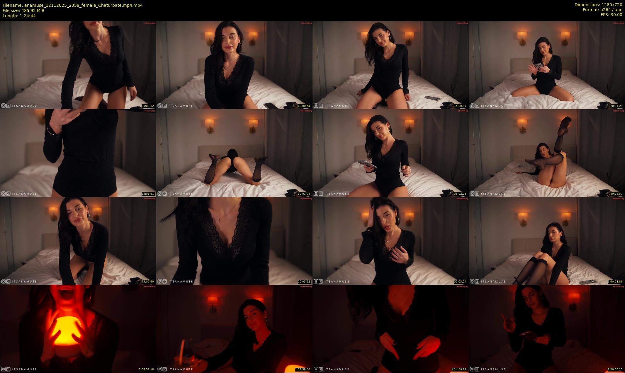 anamuse — 85 minute Chaturbate female cam show recording, 720p, Nov 12, 2025
