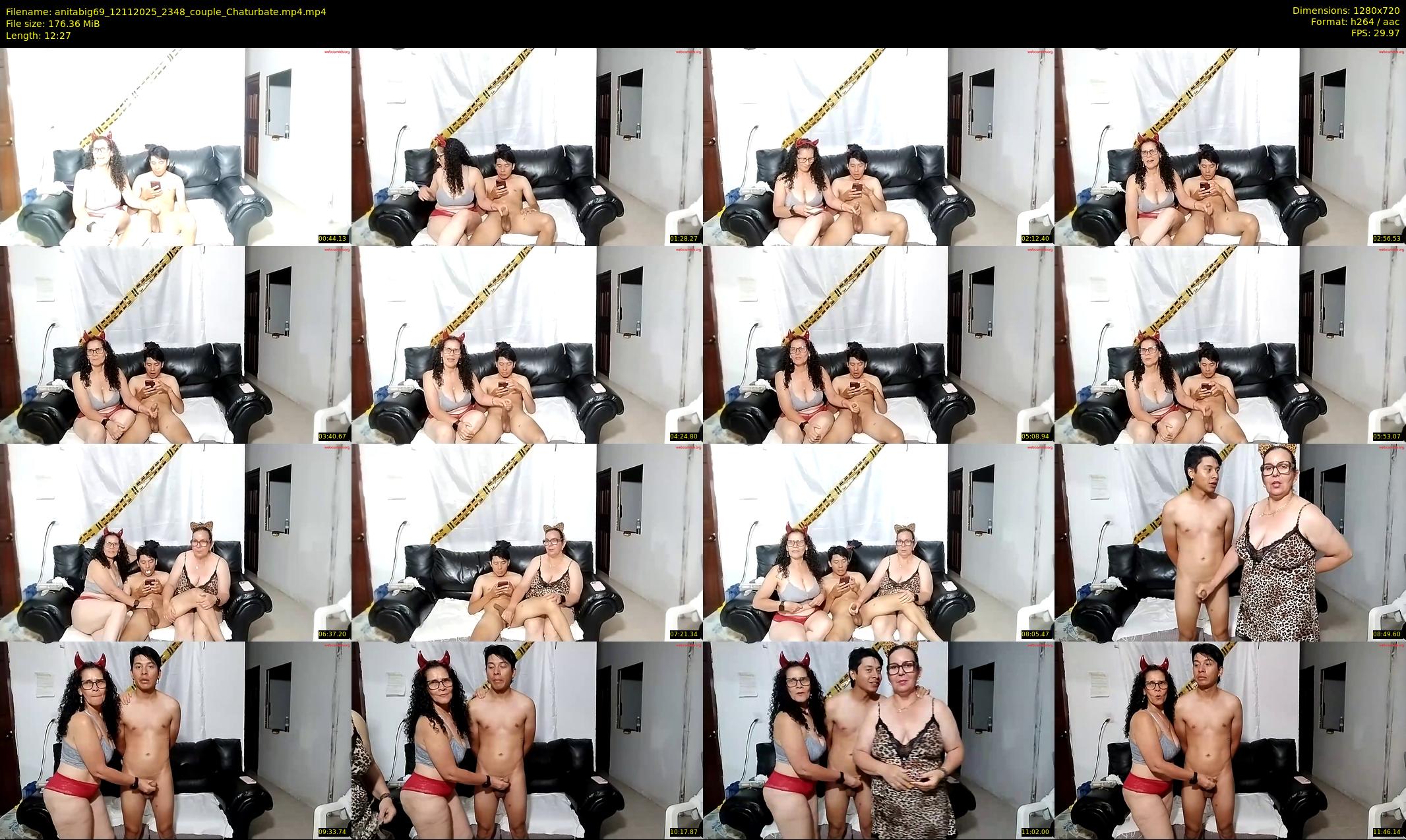 anitabig69 — 13 minute Chaturbate couple cam show recording, 720p, Nov 12, 2025